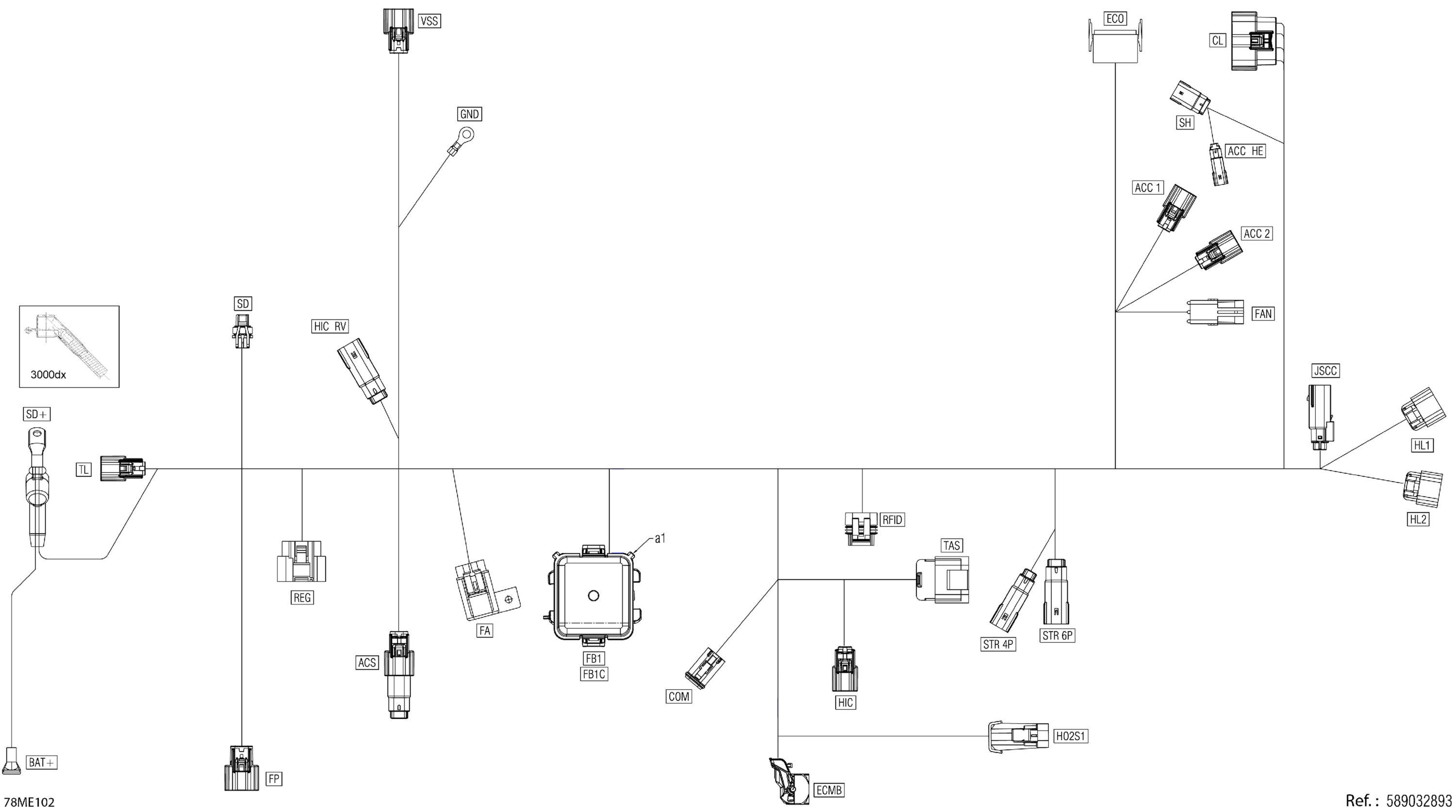 Electric - Main Harness - 515179737