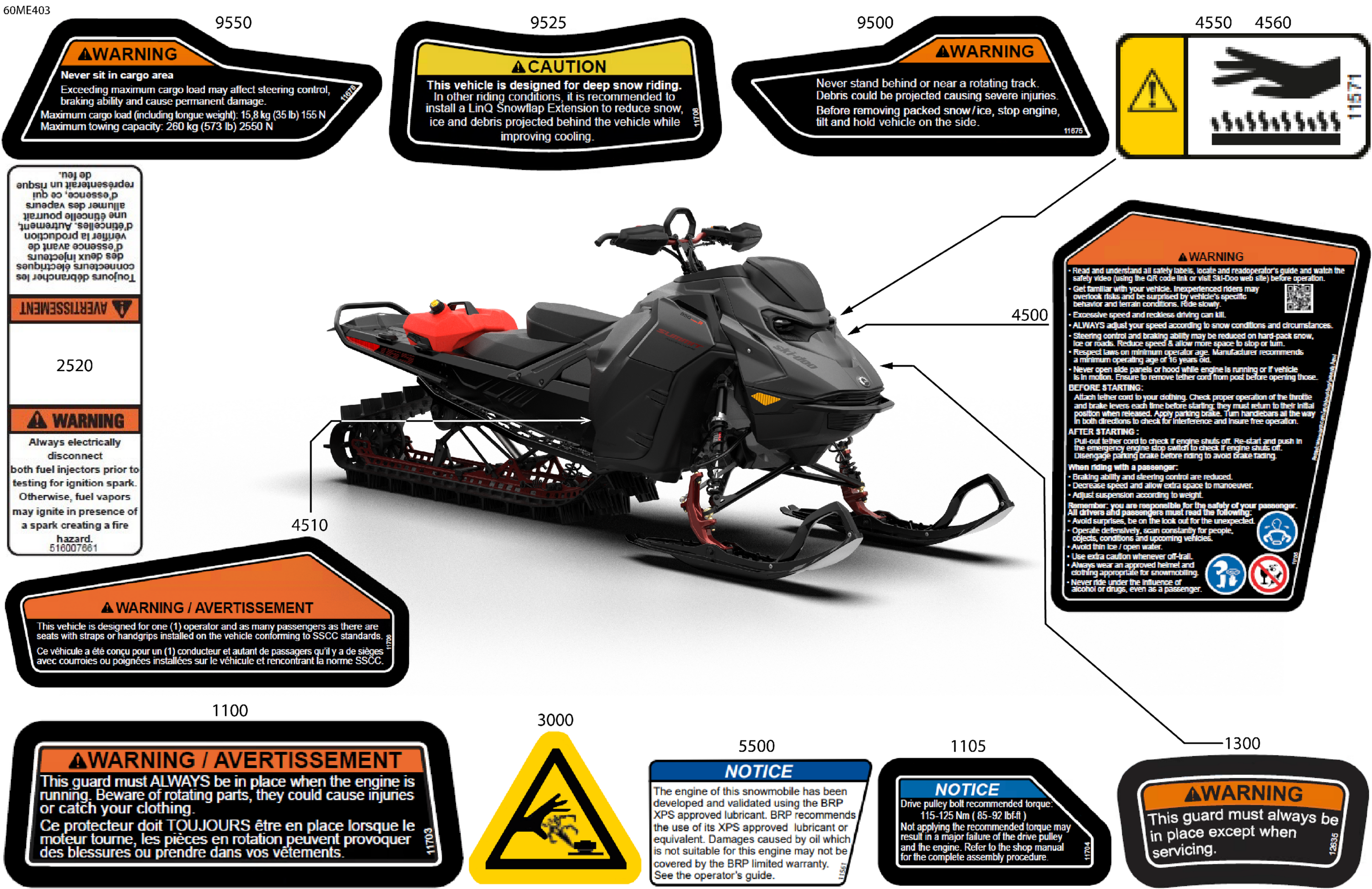 Body - Warning Decals
