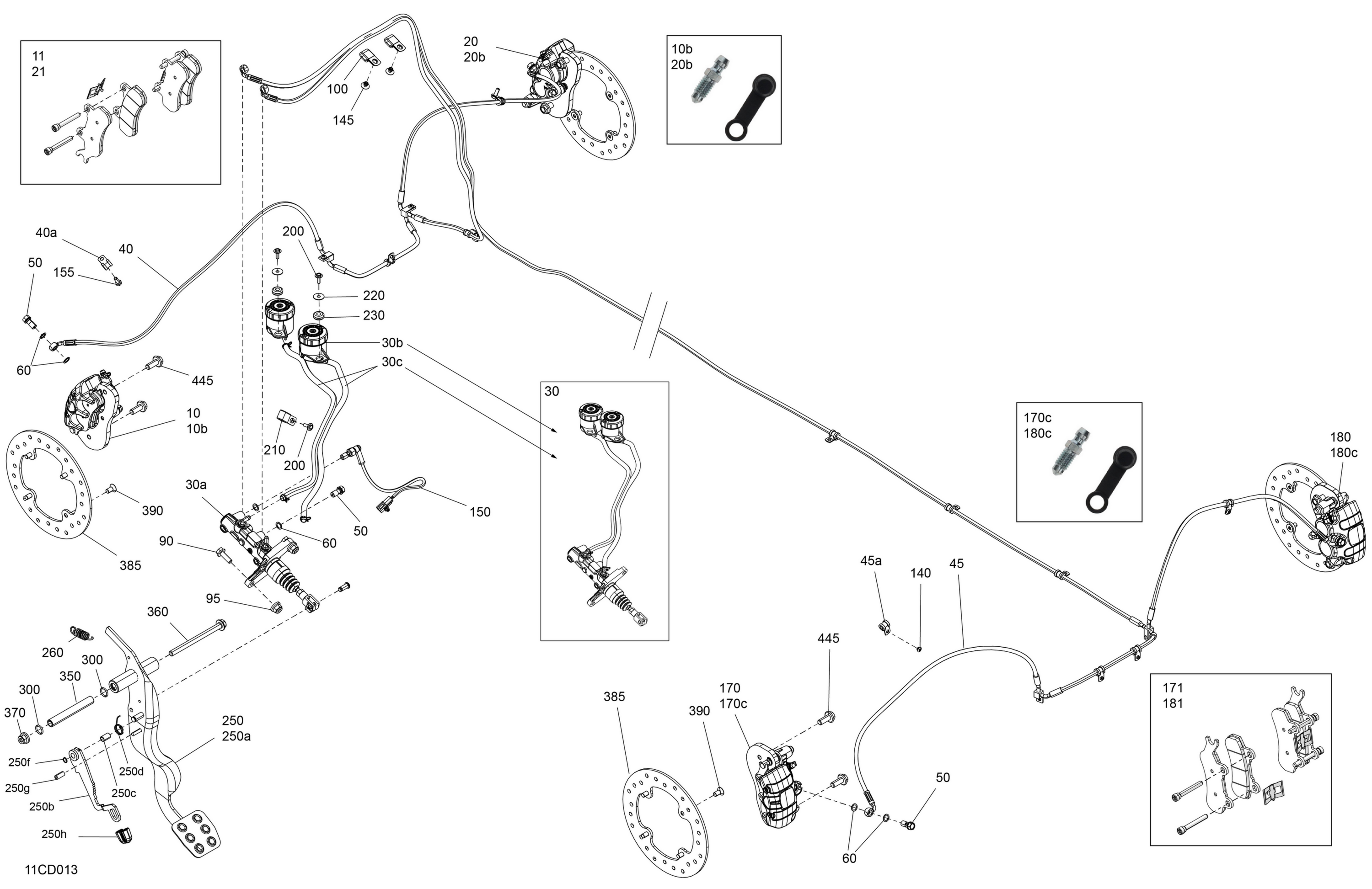 Схема узла: Mechanic - Brake System