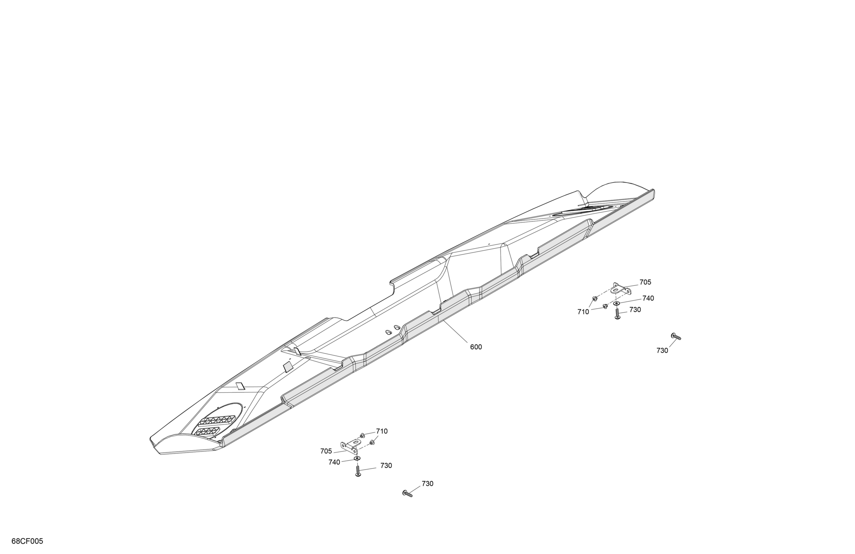 Enclosure Cab - Roof Liner