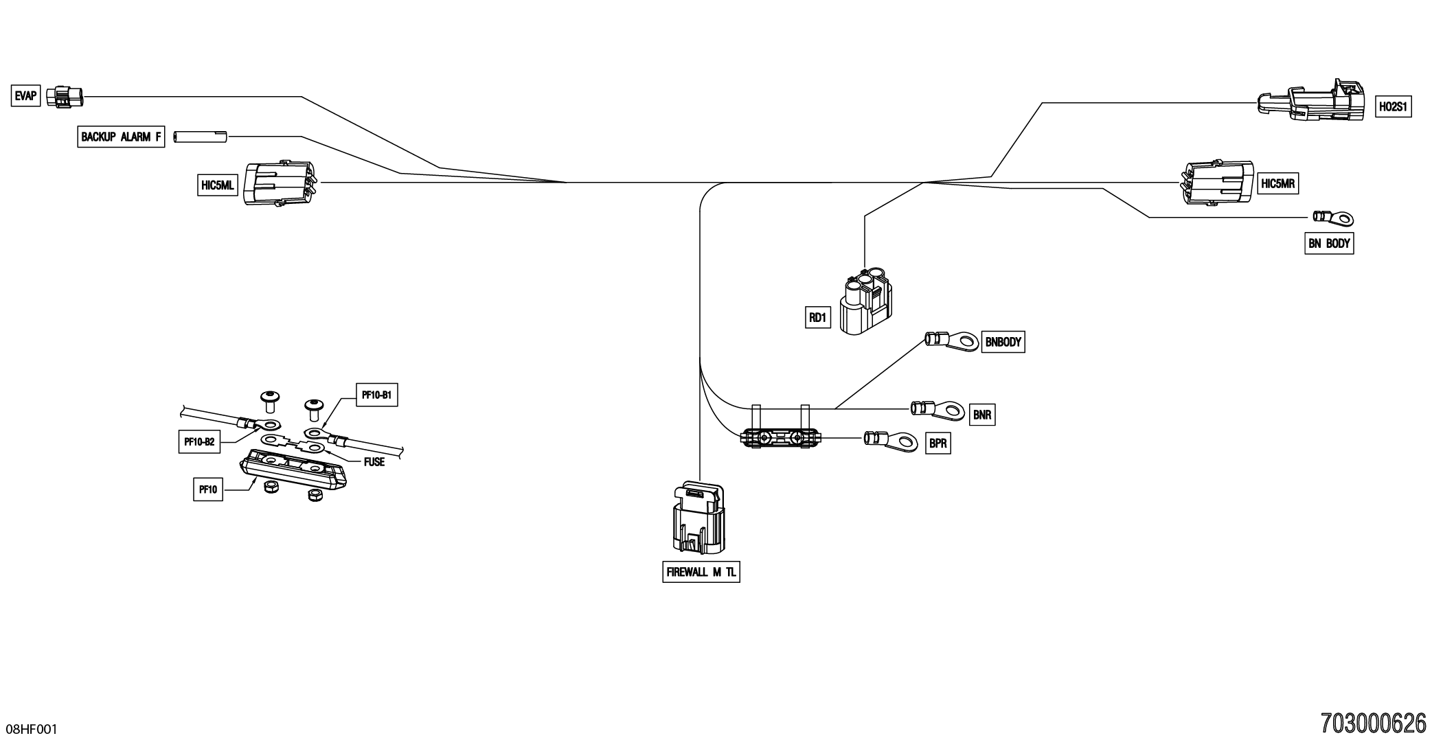 Electric - Junction Wiring Harness