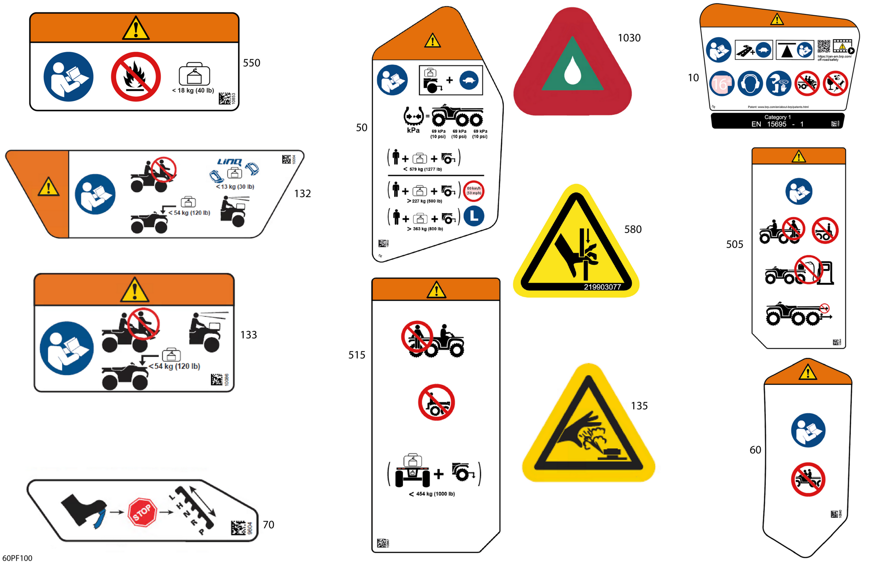 Body - Warning Decals