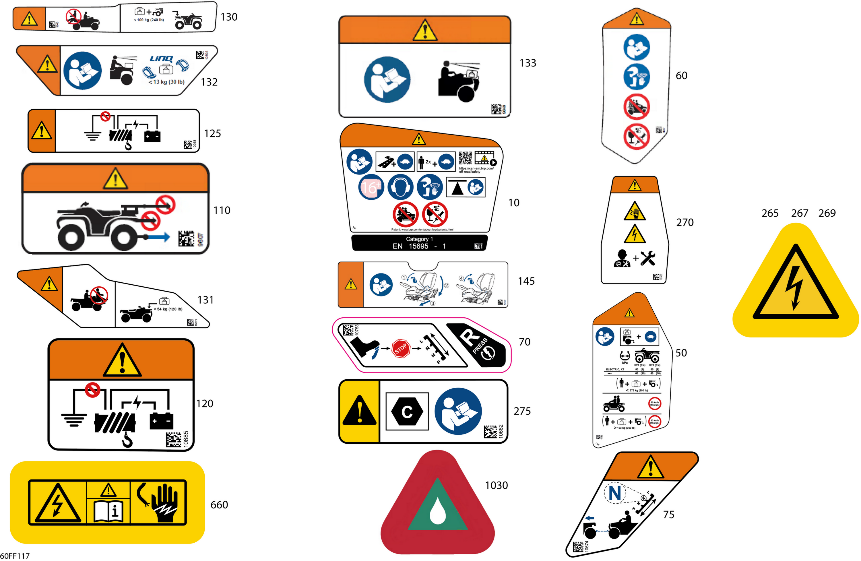 Body - Warning Decals