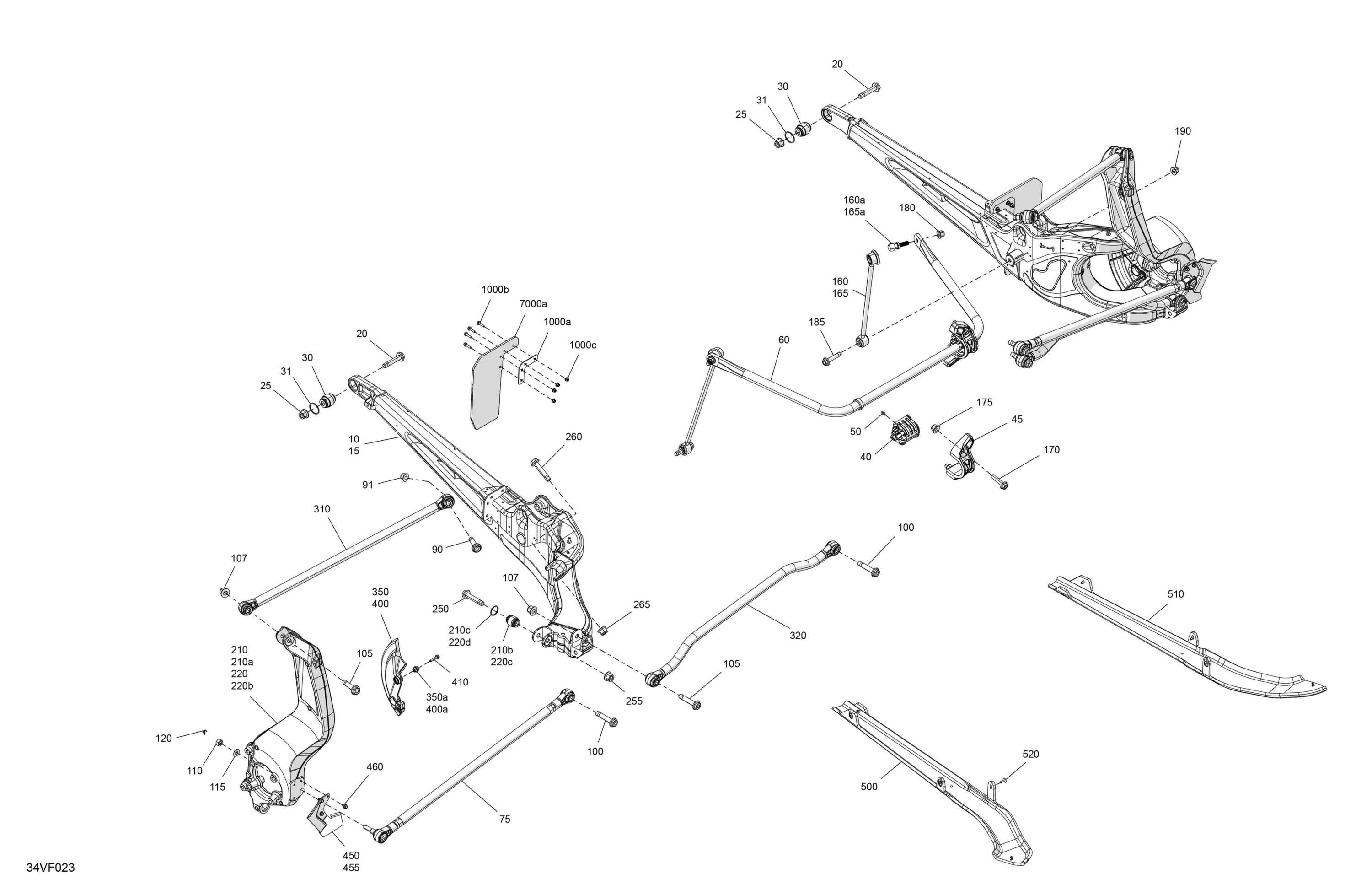 Схема узла: Suspension - Rear Components