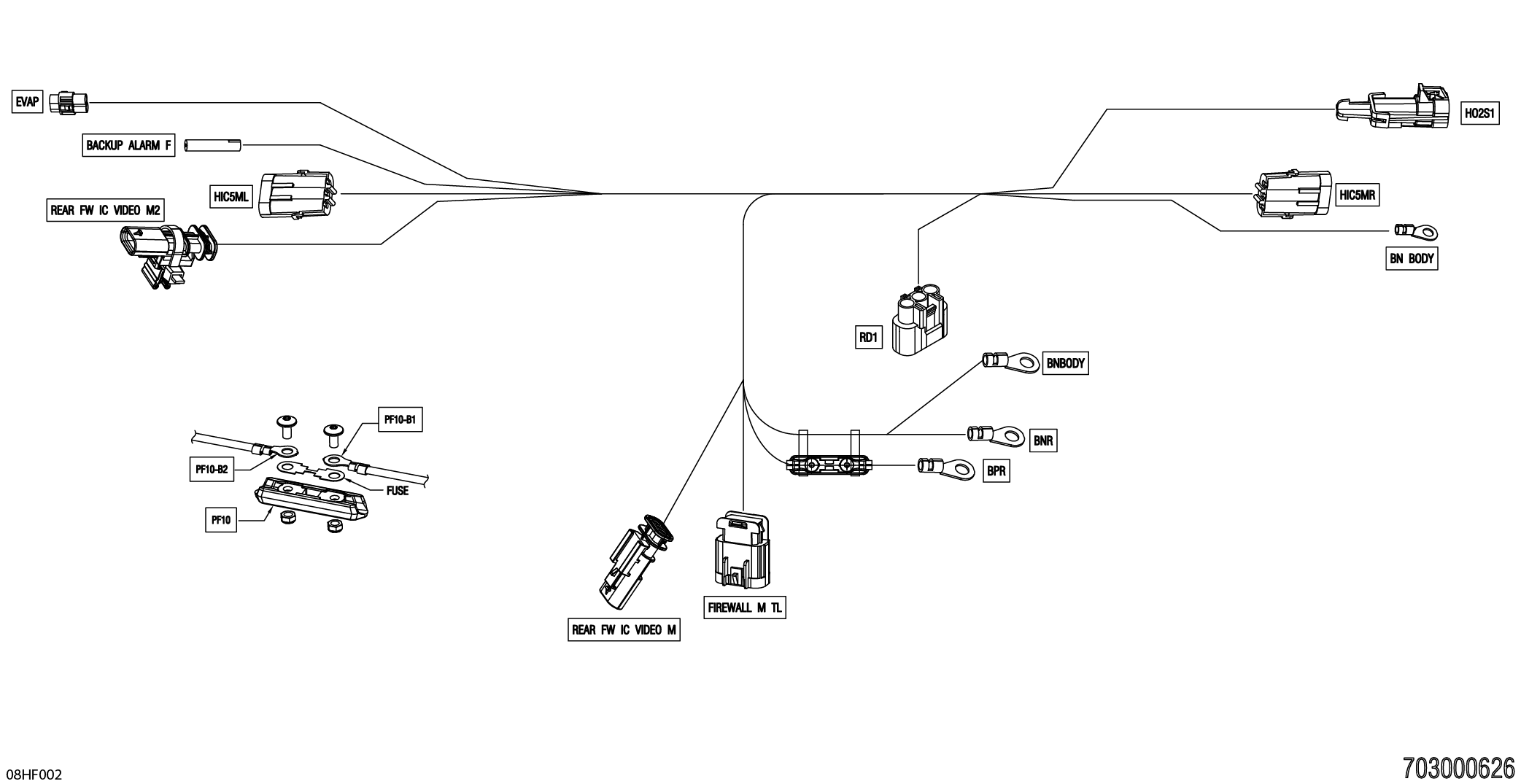 Electric - Junction Wiring Harness