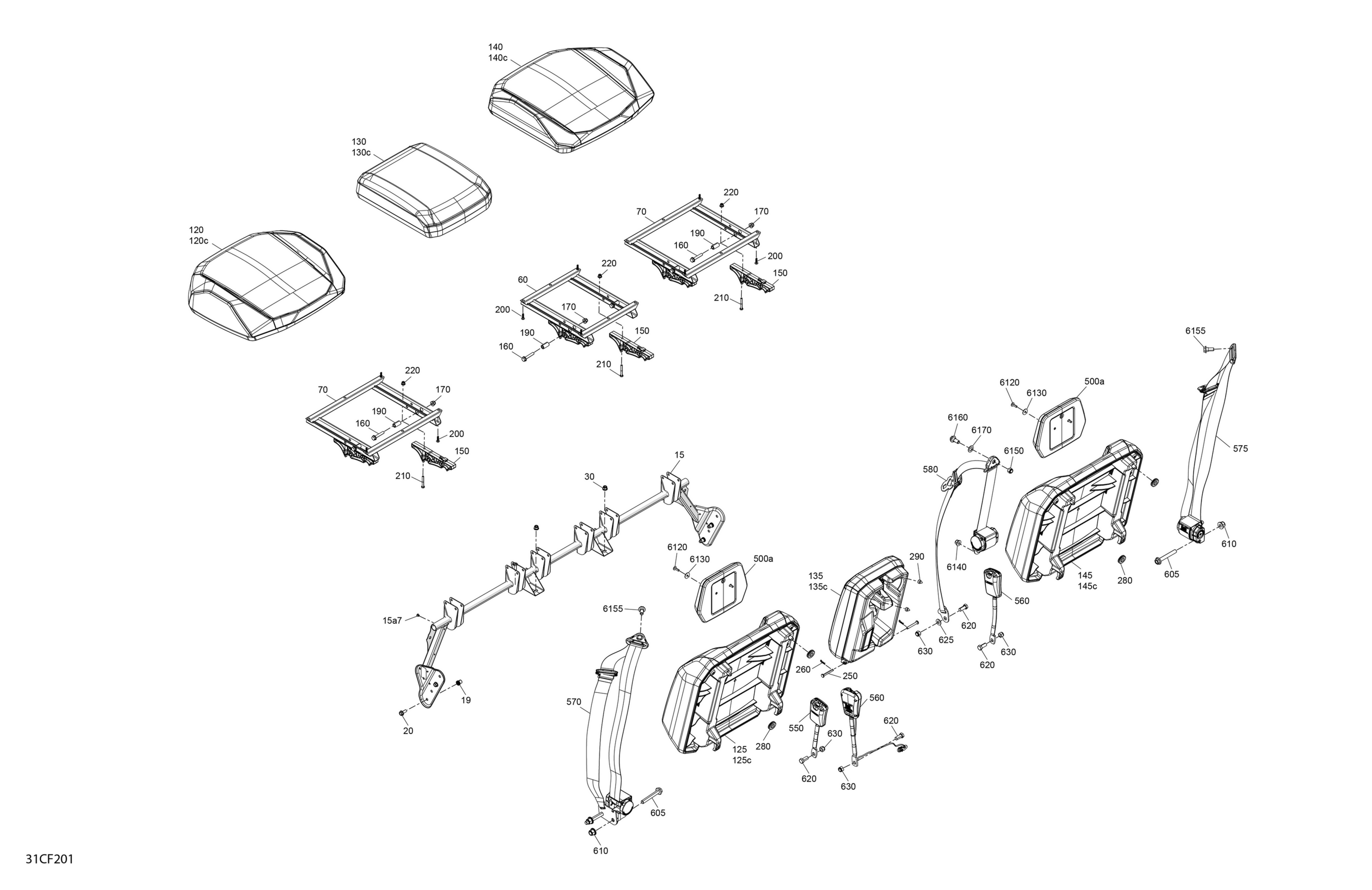 Body - Seat - Rear Section