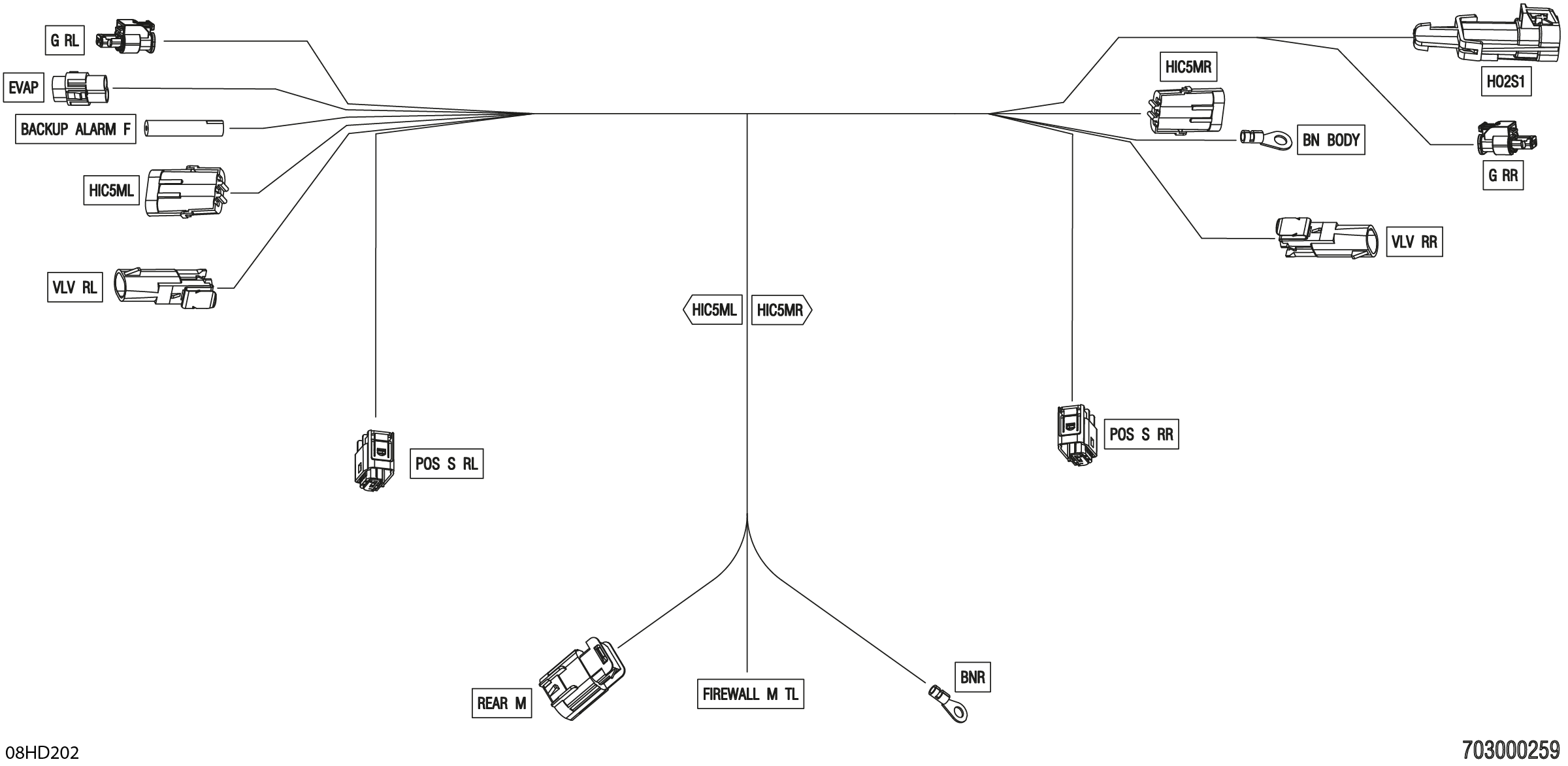 Electric - Junction Wiring Harness
