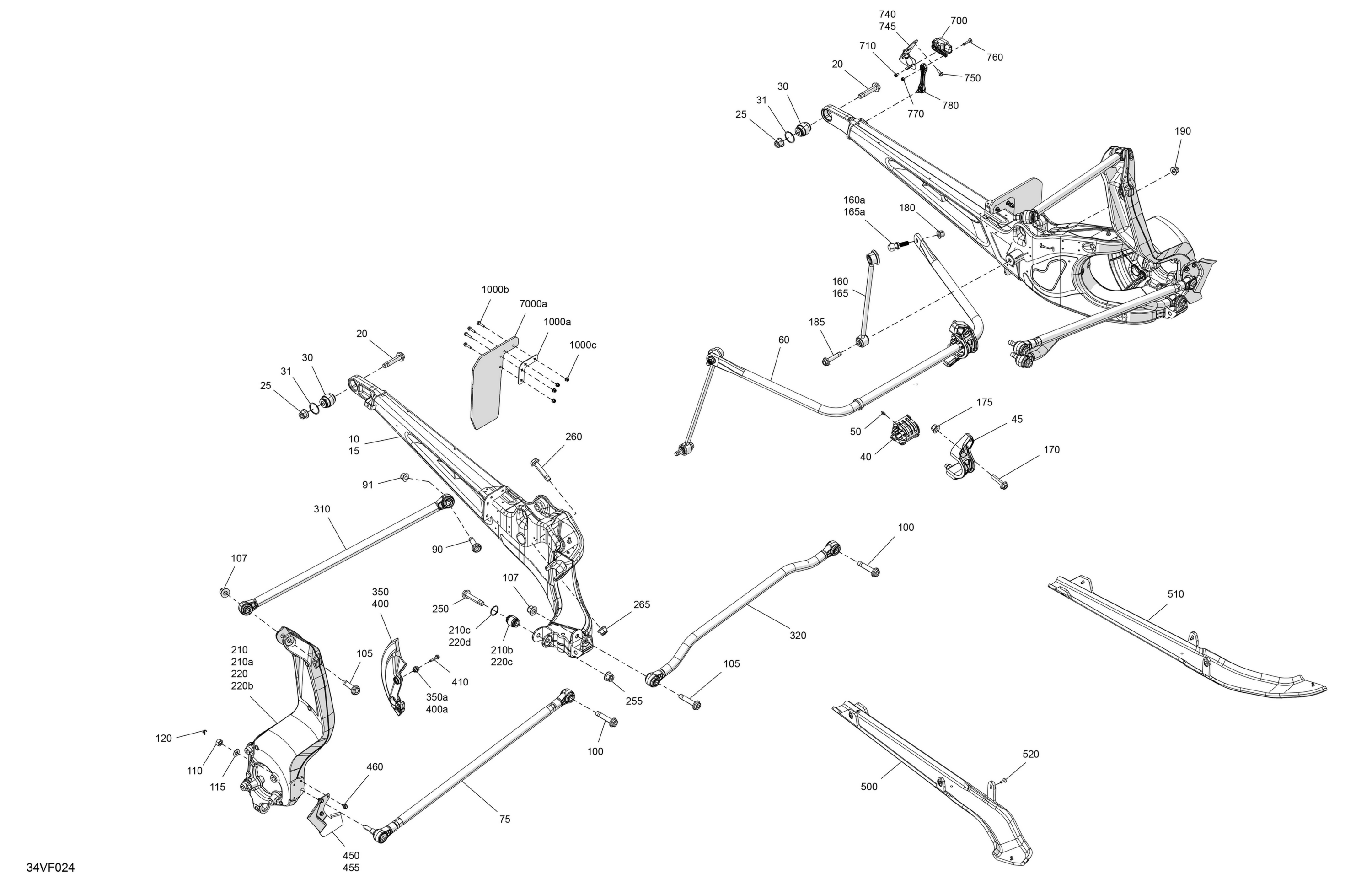 Схема узла: Suspension - Rear Components