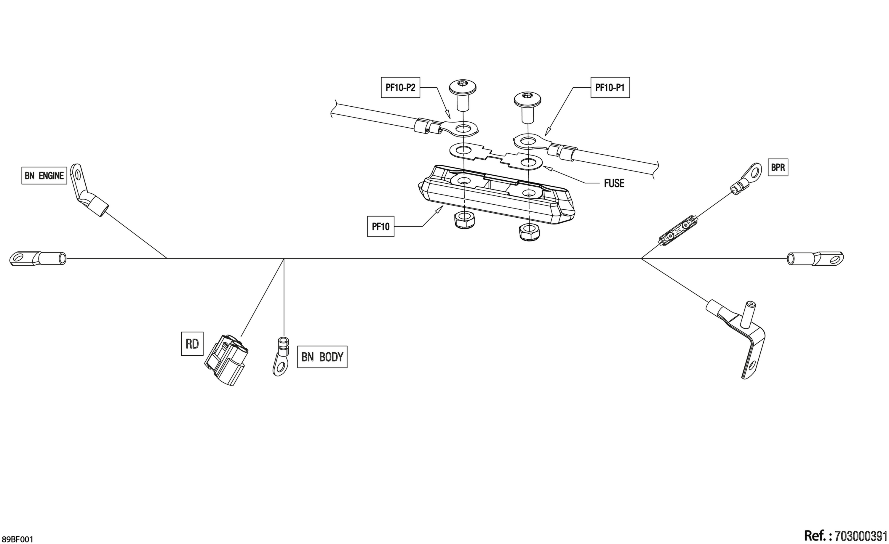 Electric - Voltage Regulator Wiring Harness