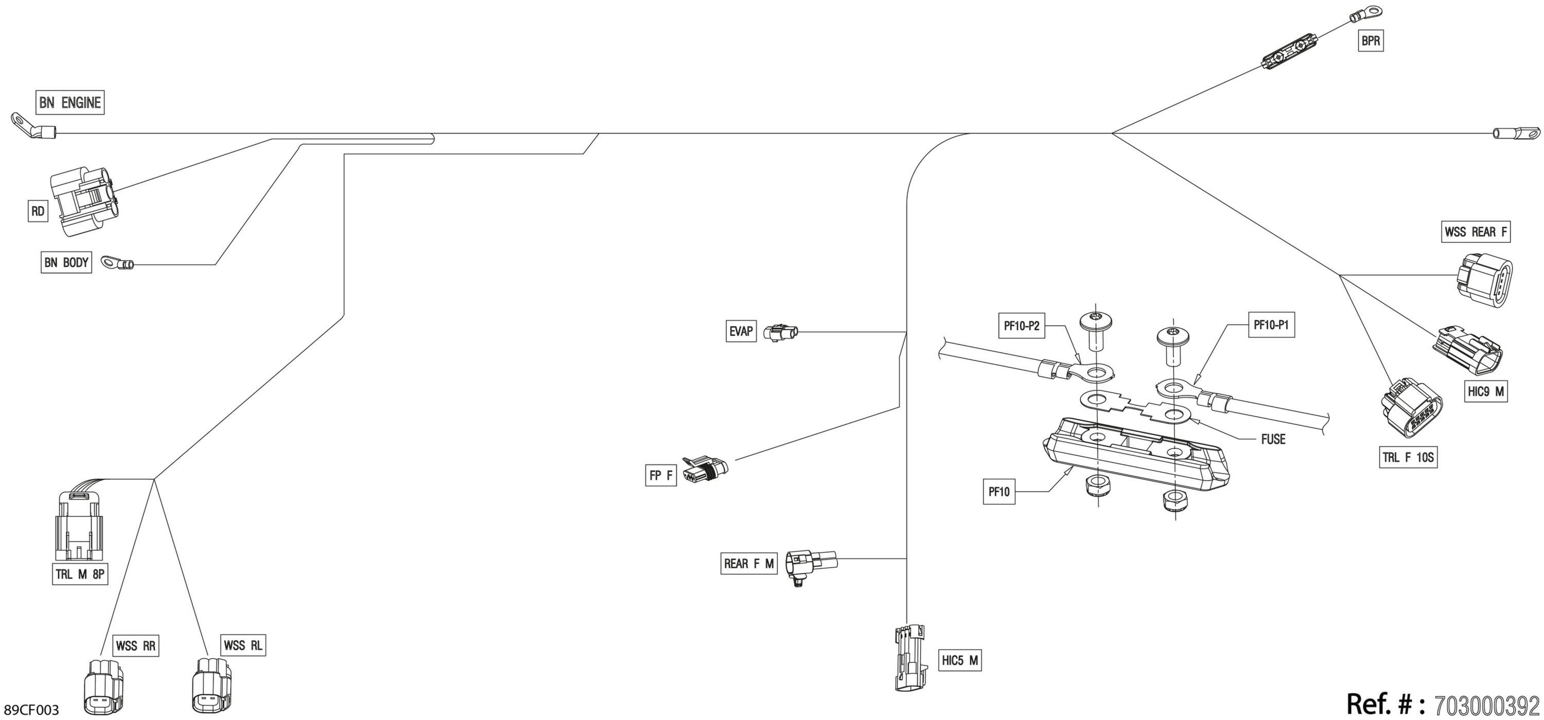Схема узла: Electric - Voltage Regulator Wiring