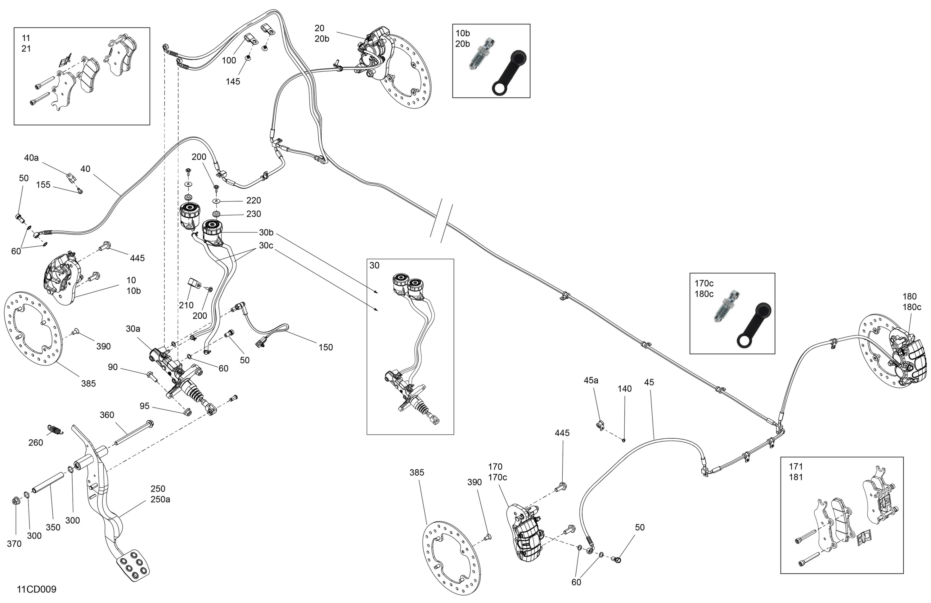 Схема узла: Mechanic - Brake System