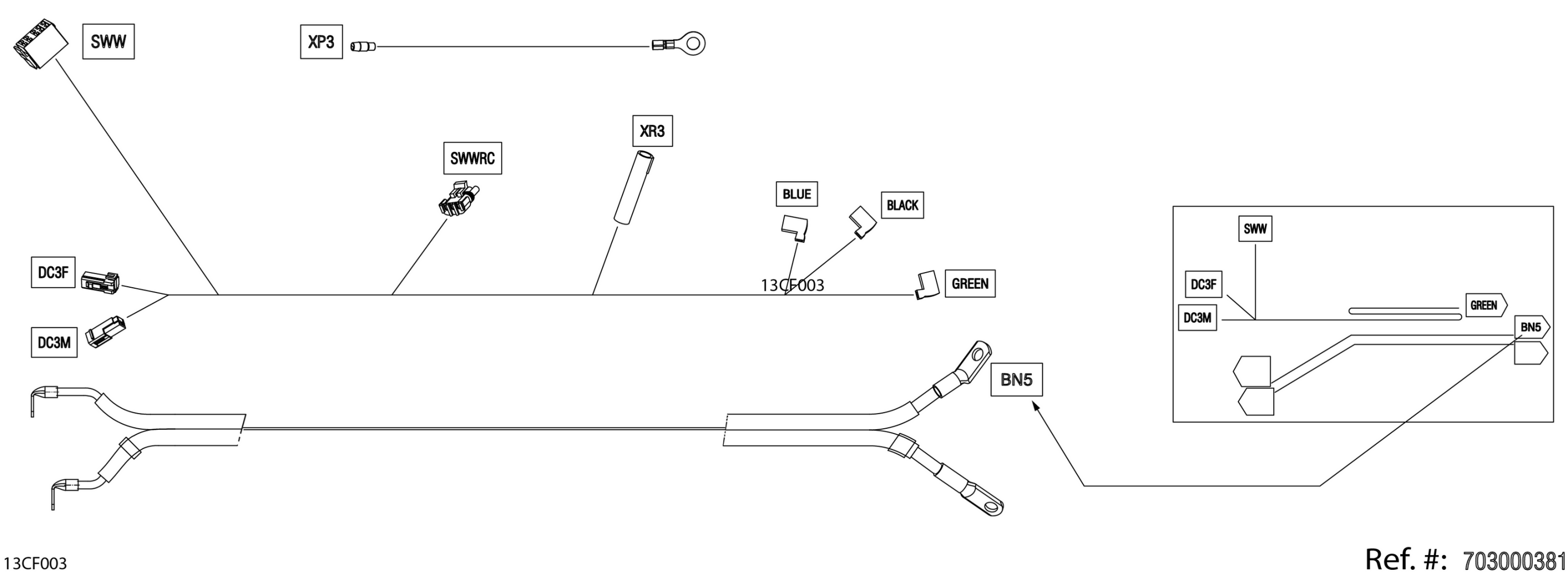 Electric - Winch Wiring Harness