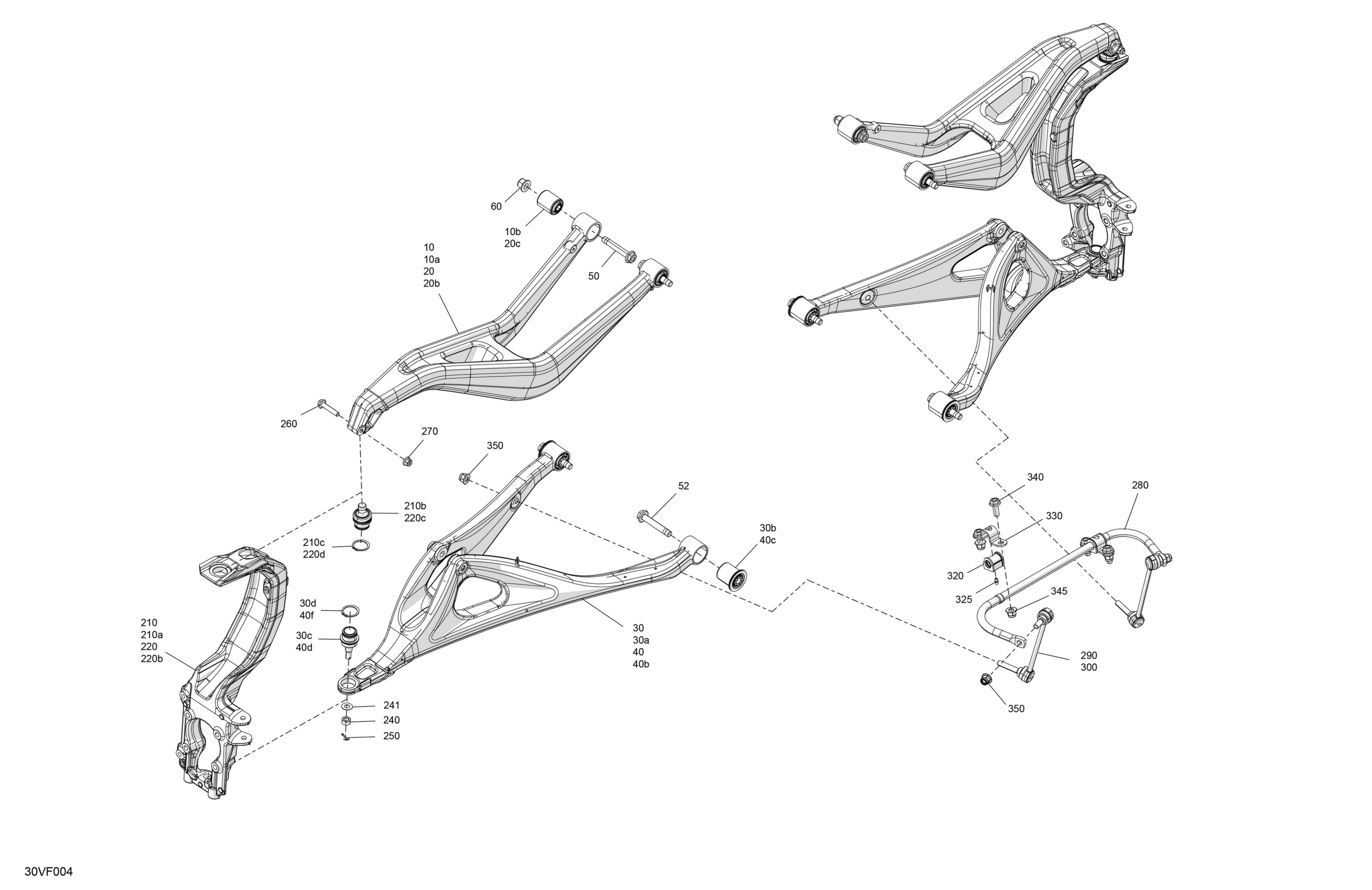 Схема узла: Suspension - Front Components