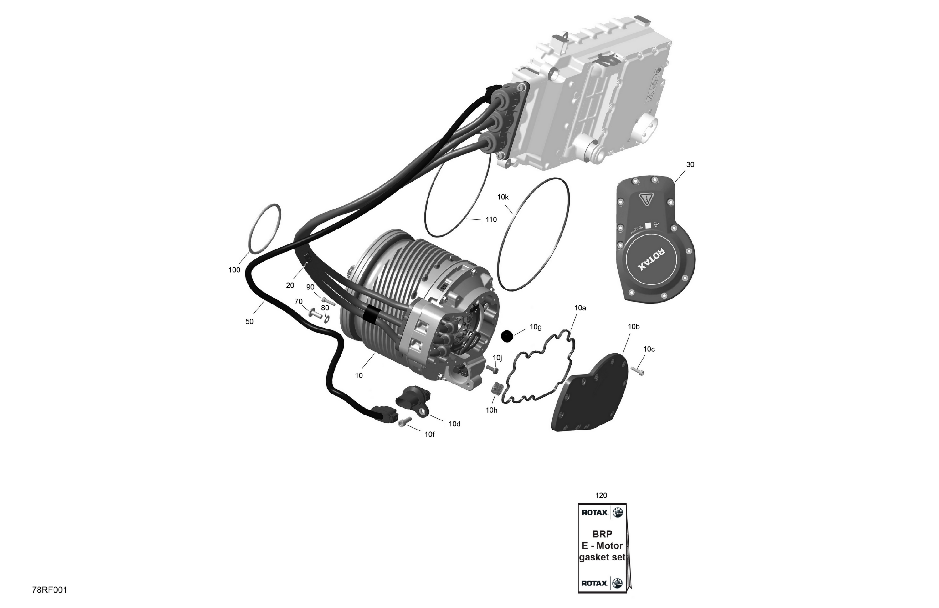 Схема узла: ROTAX - E-Motor