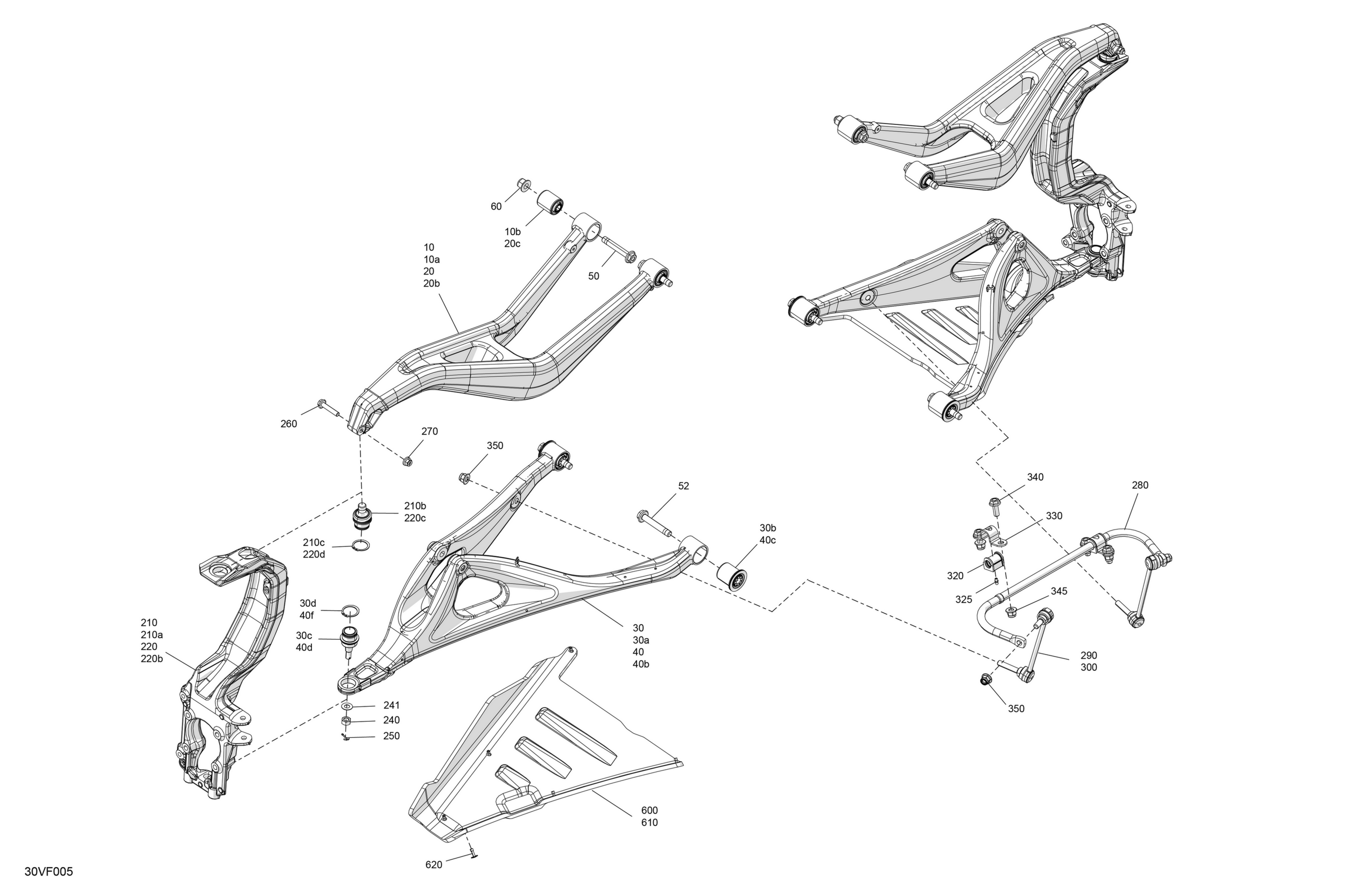 Схема узла: Suspension - Front Components