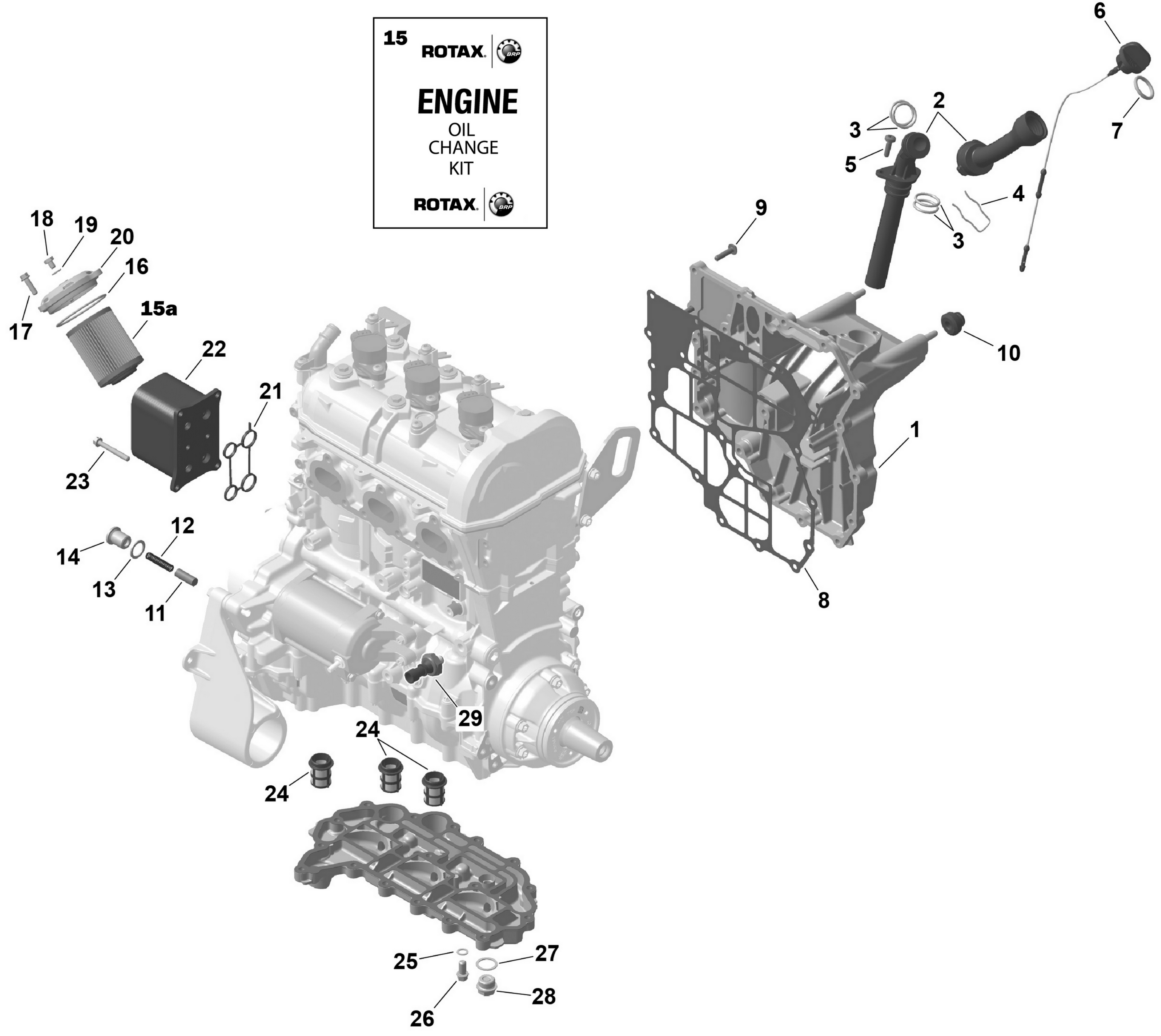 Схема узла: ROTAX - Engine Lubrication