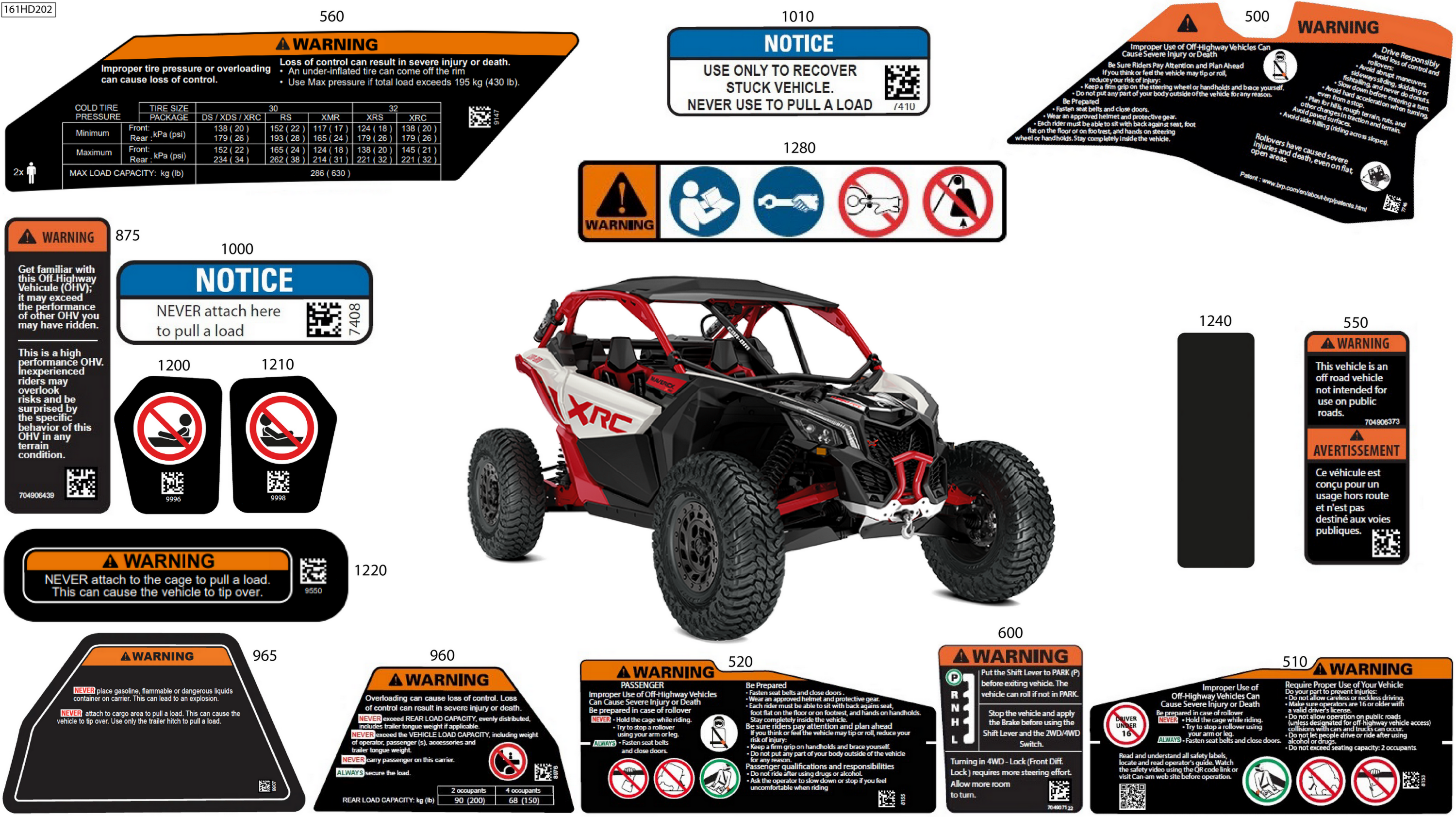 Body - Warning Decals