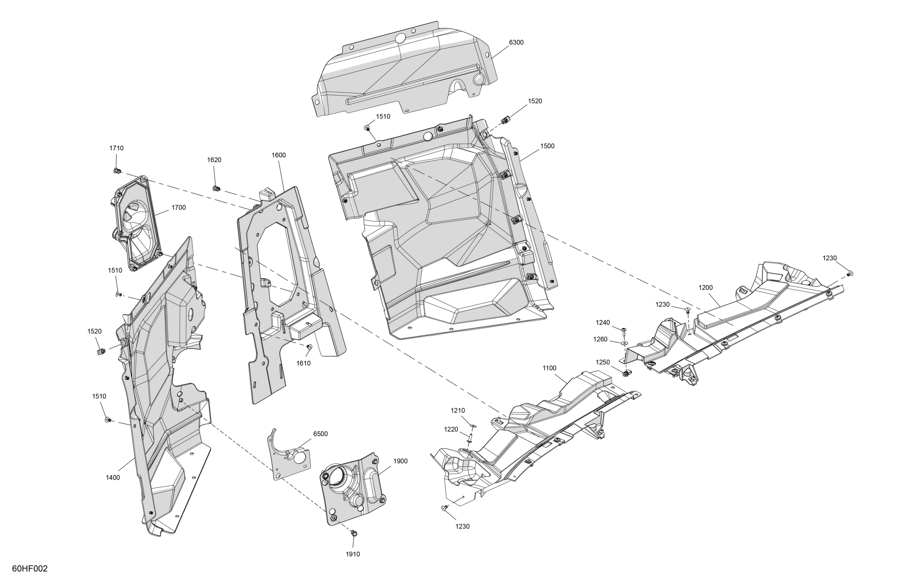 Cab Interior - Firewall