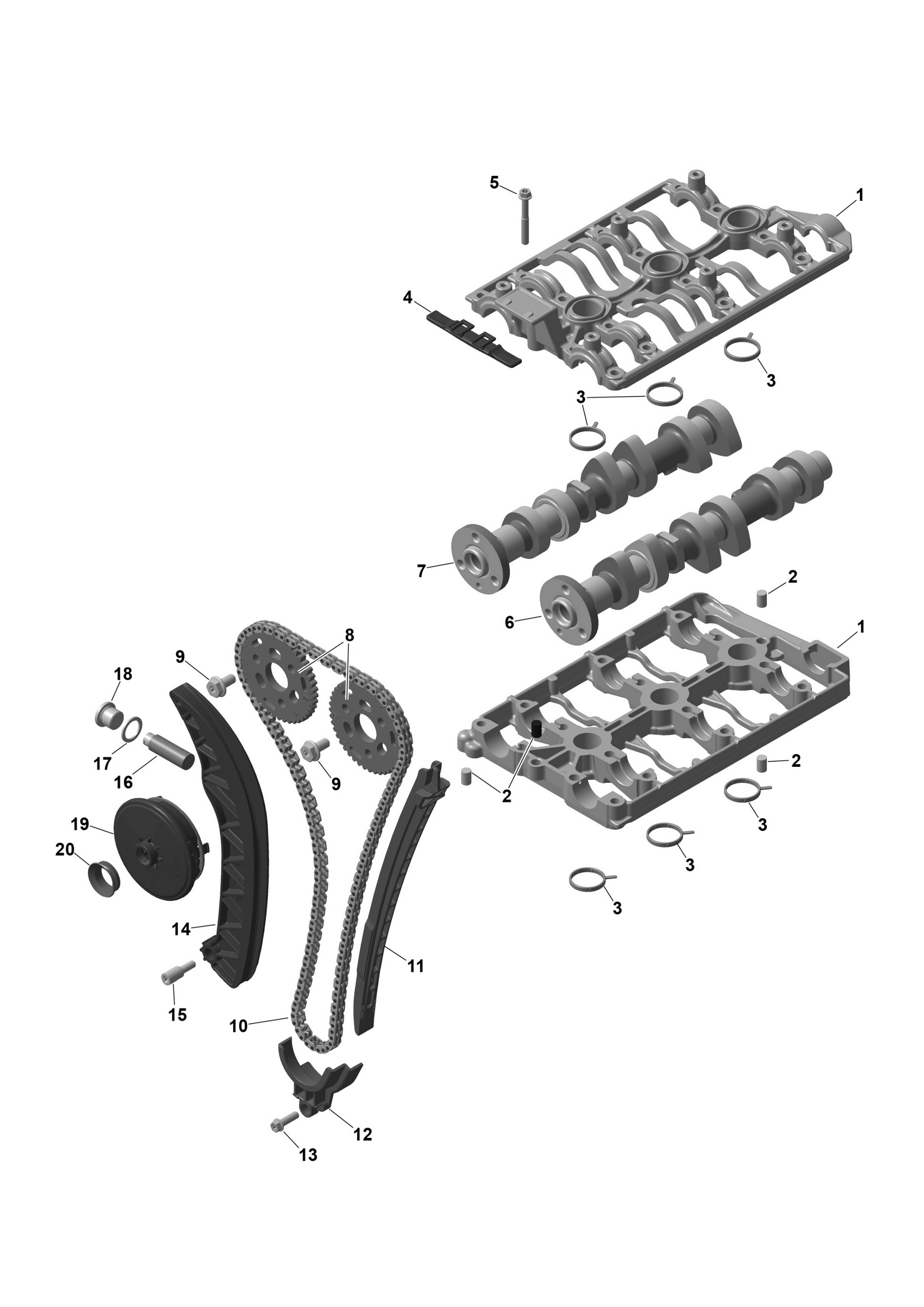 Схема узла: ROTAX - Valve Train