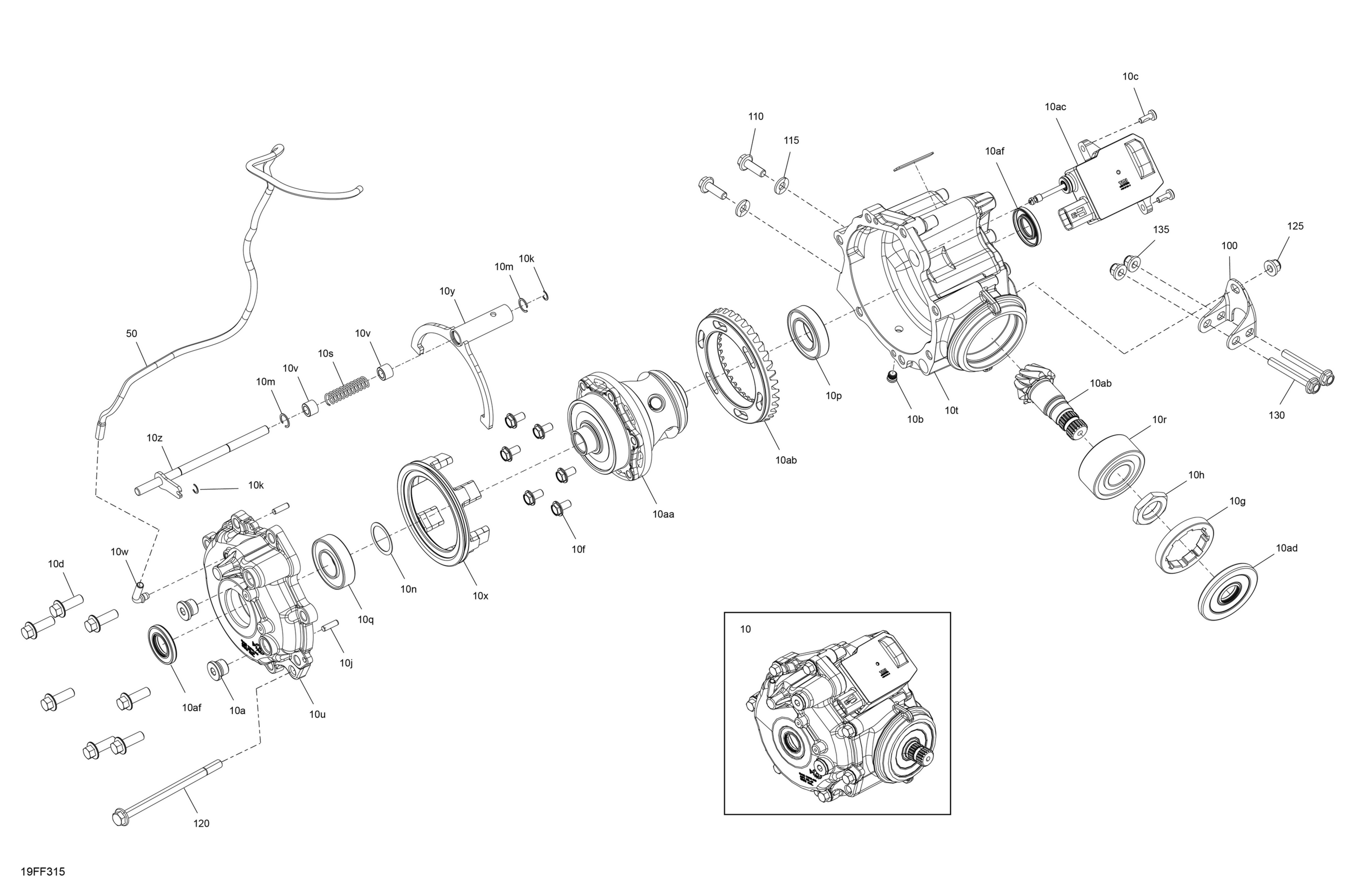 Drive - Front - Differential Parts