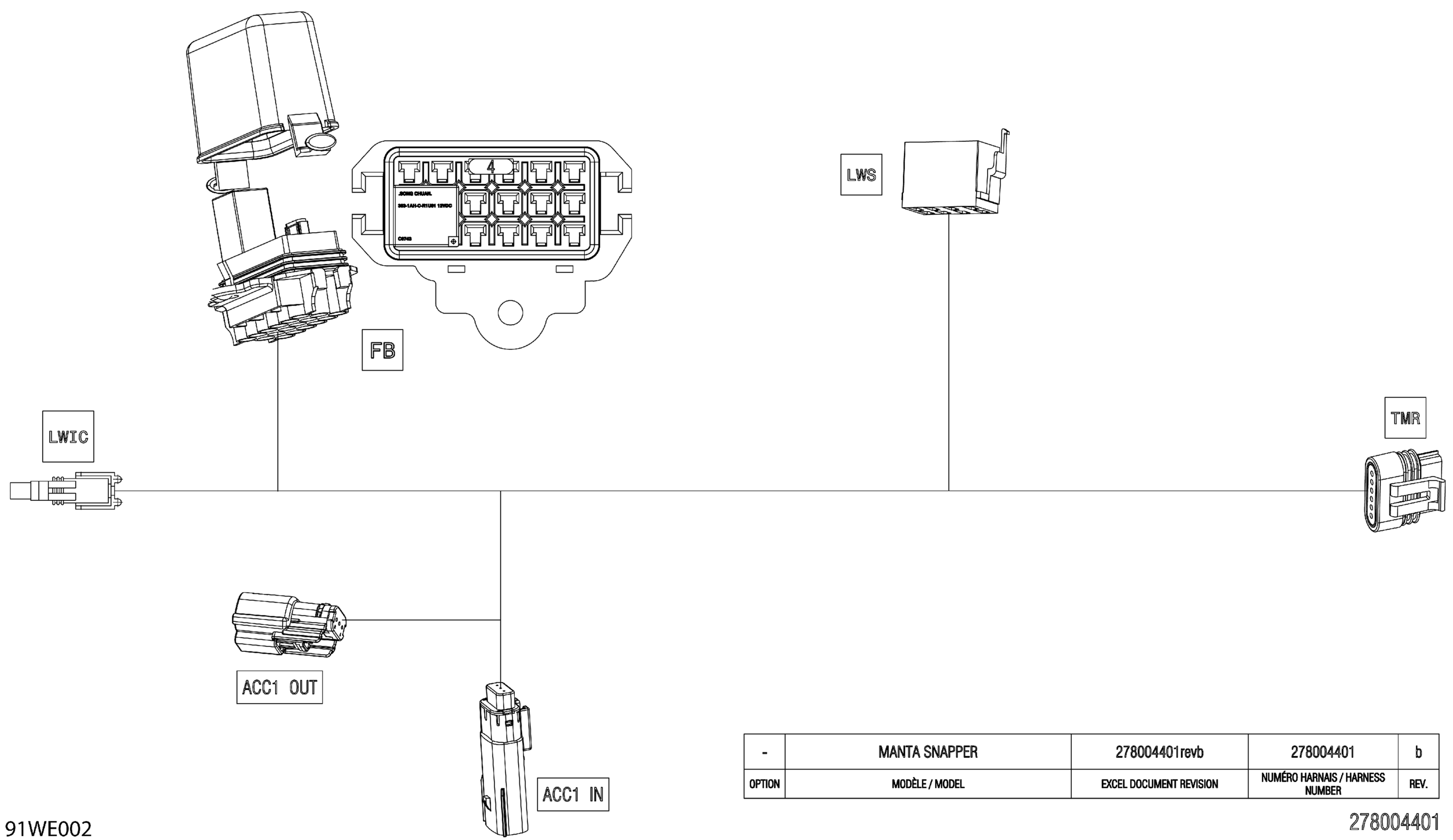 ELECTRIC - Livewell Wiring Harness - 278004401