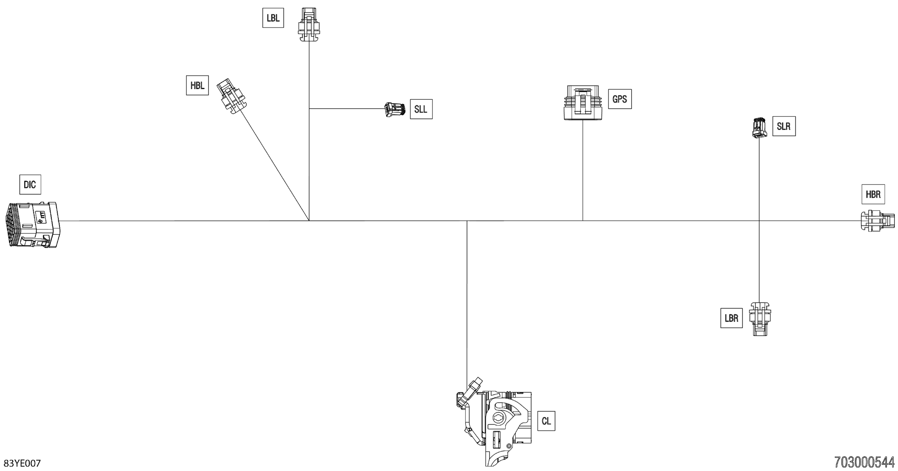 Electric - Console Wiring Harness