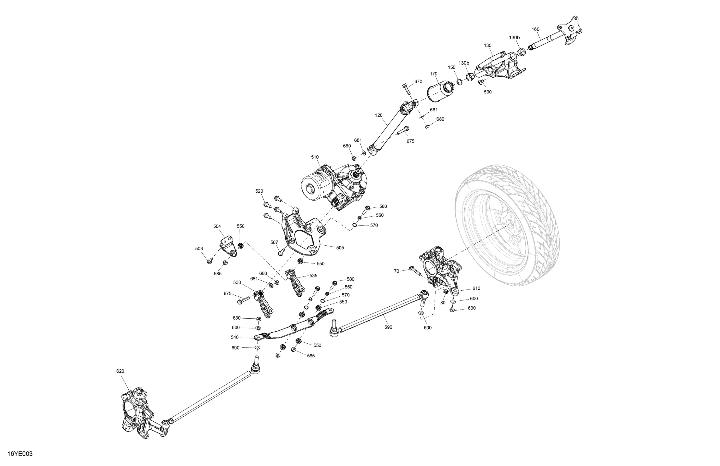Схема узла: Mechanic - Steering Column