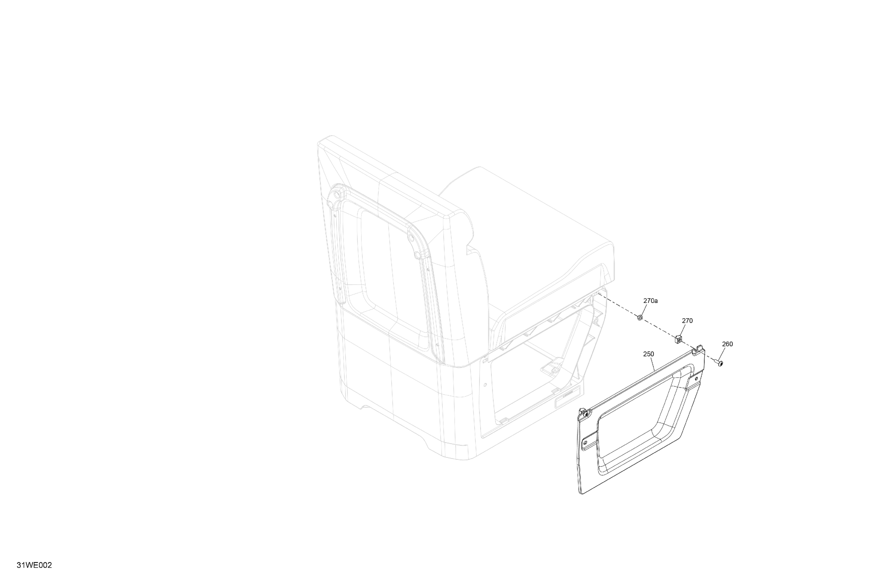 FURNITURE - Seat Side Panel (RH)