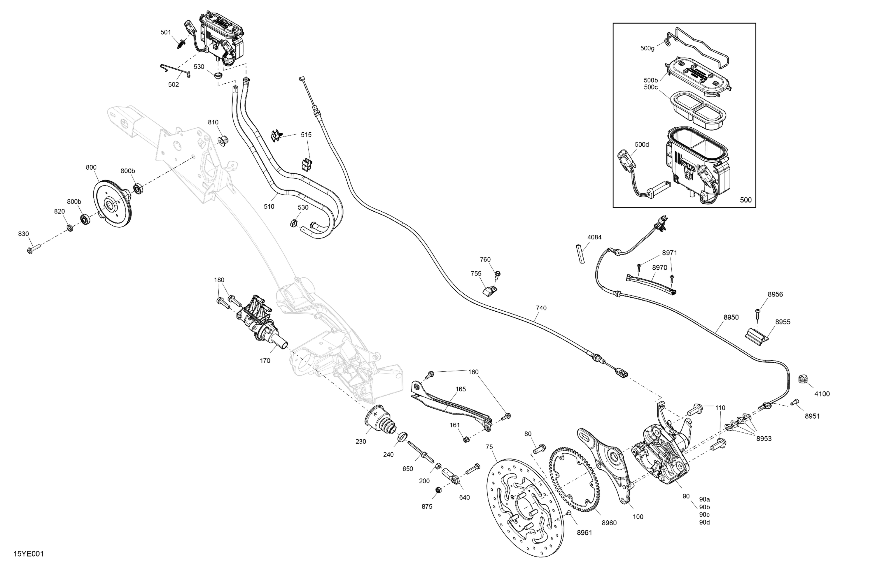 Схема узла: Mechanic - Rear Brake
