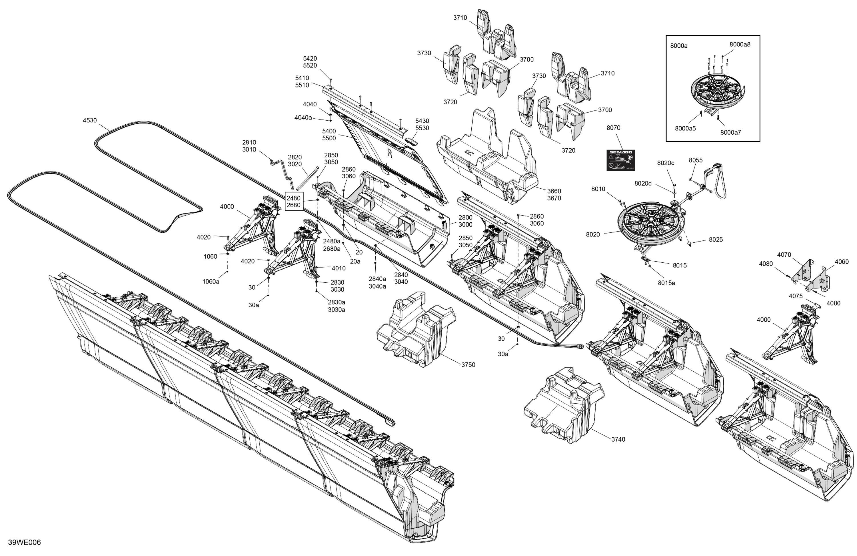 HULL - Central Float Deflector