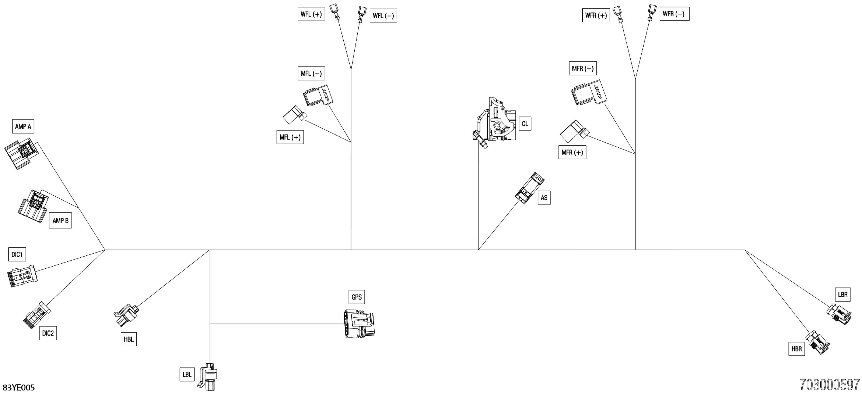 Electric - Console Wiring Harness