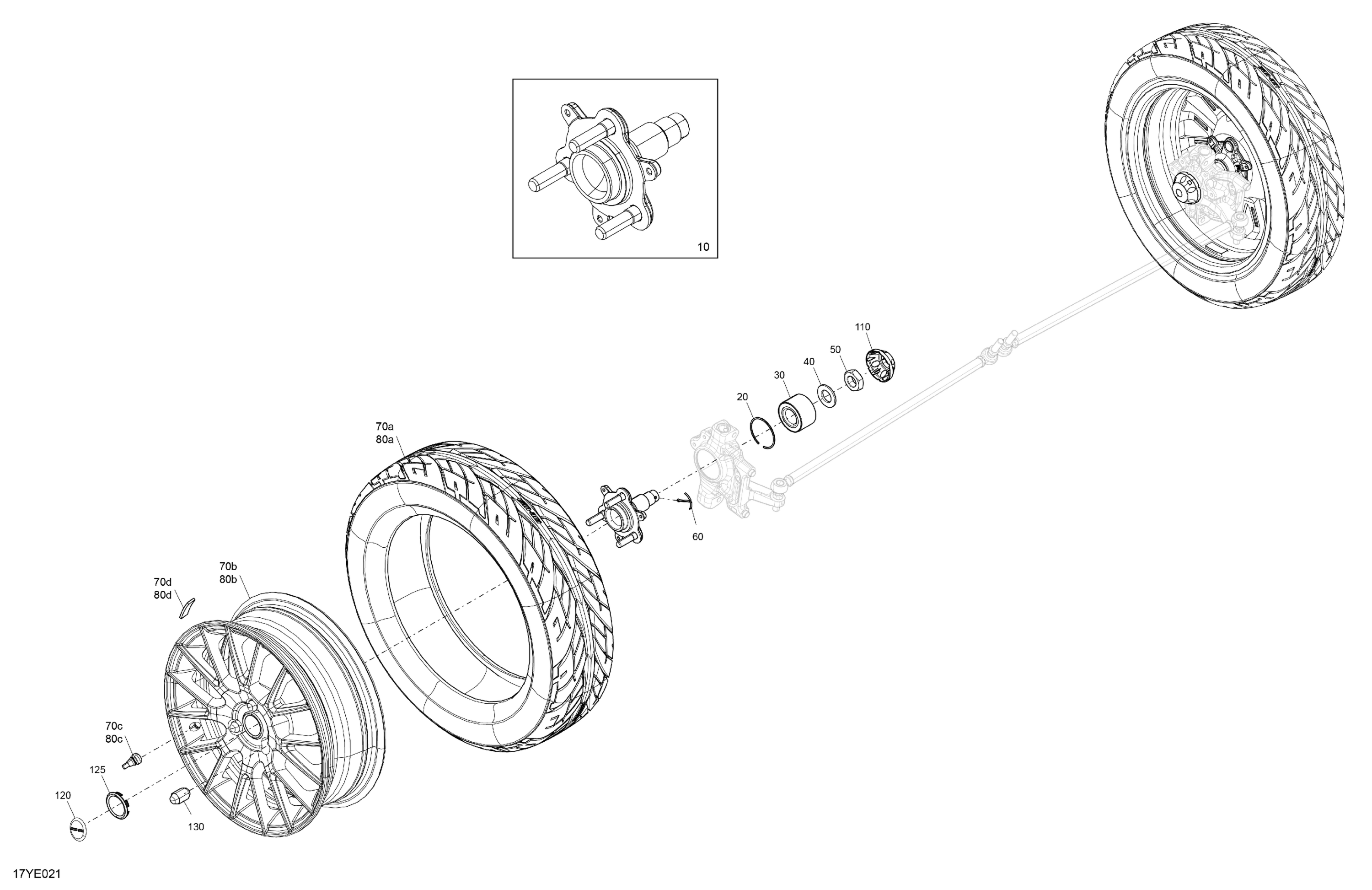 Схема узла: Drive - Front Wheels