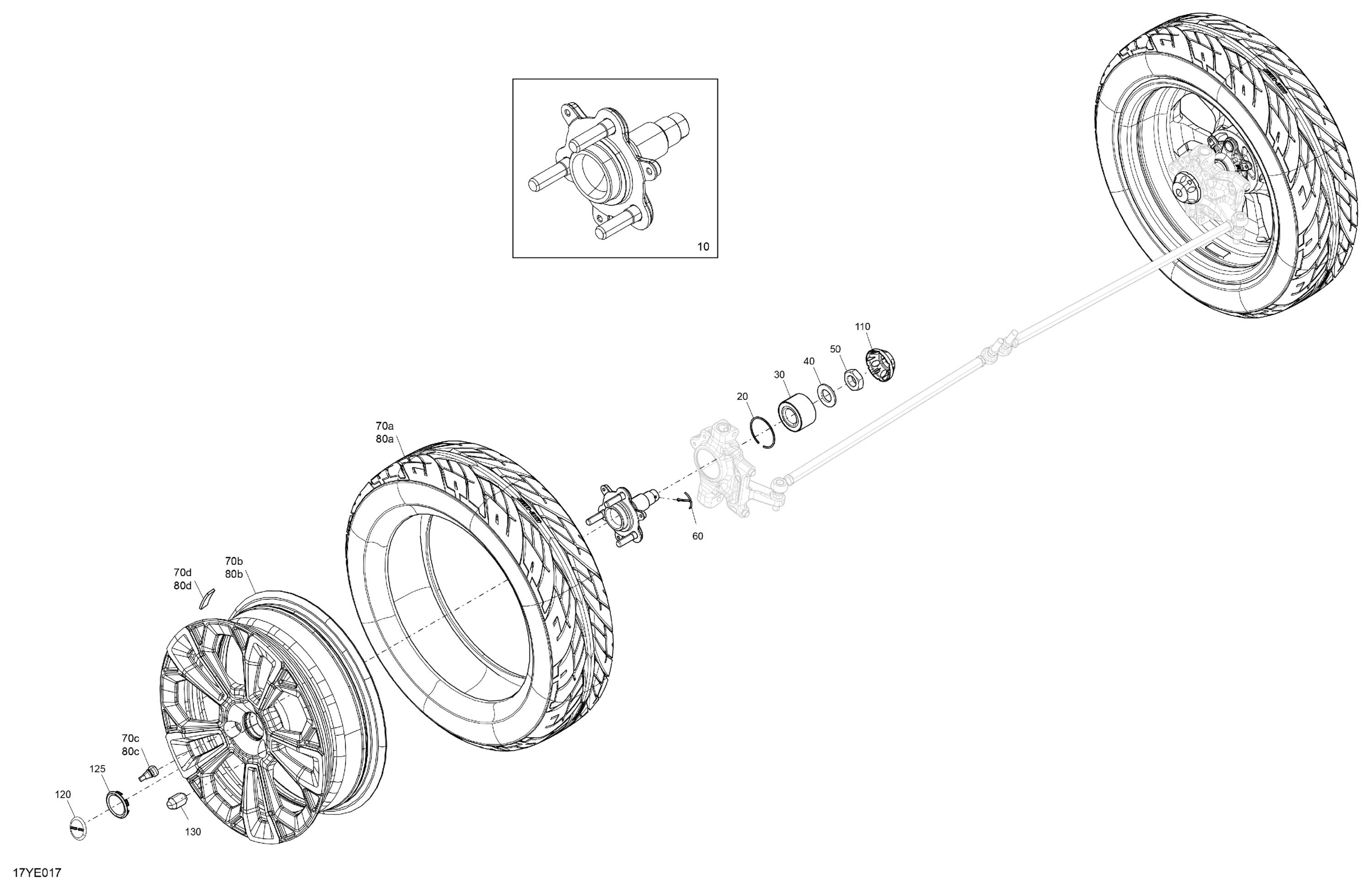 Схема узла: Drive - Front Wheels