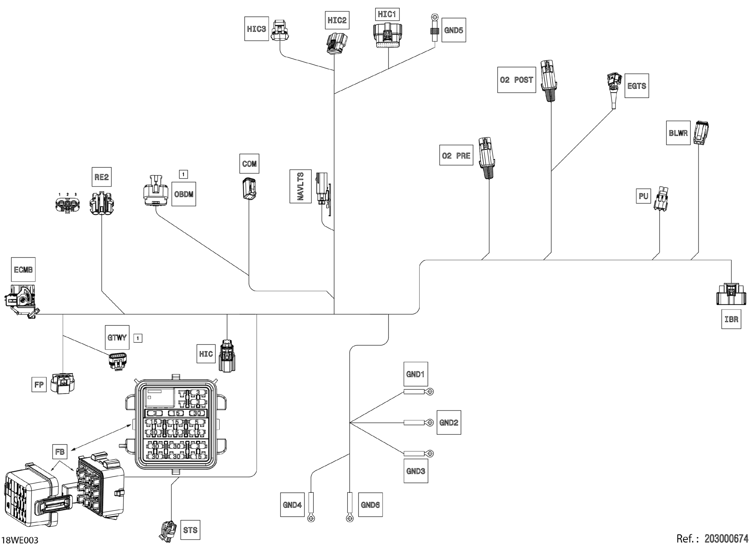 ELECTRIC - Main Harness - 278004245