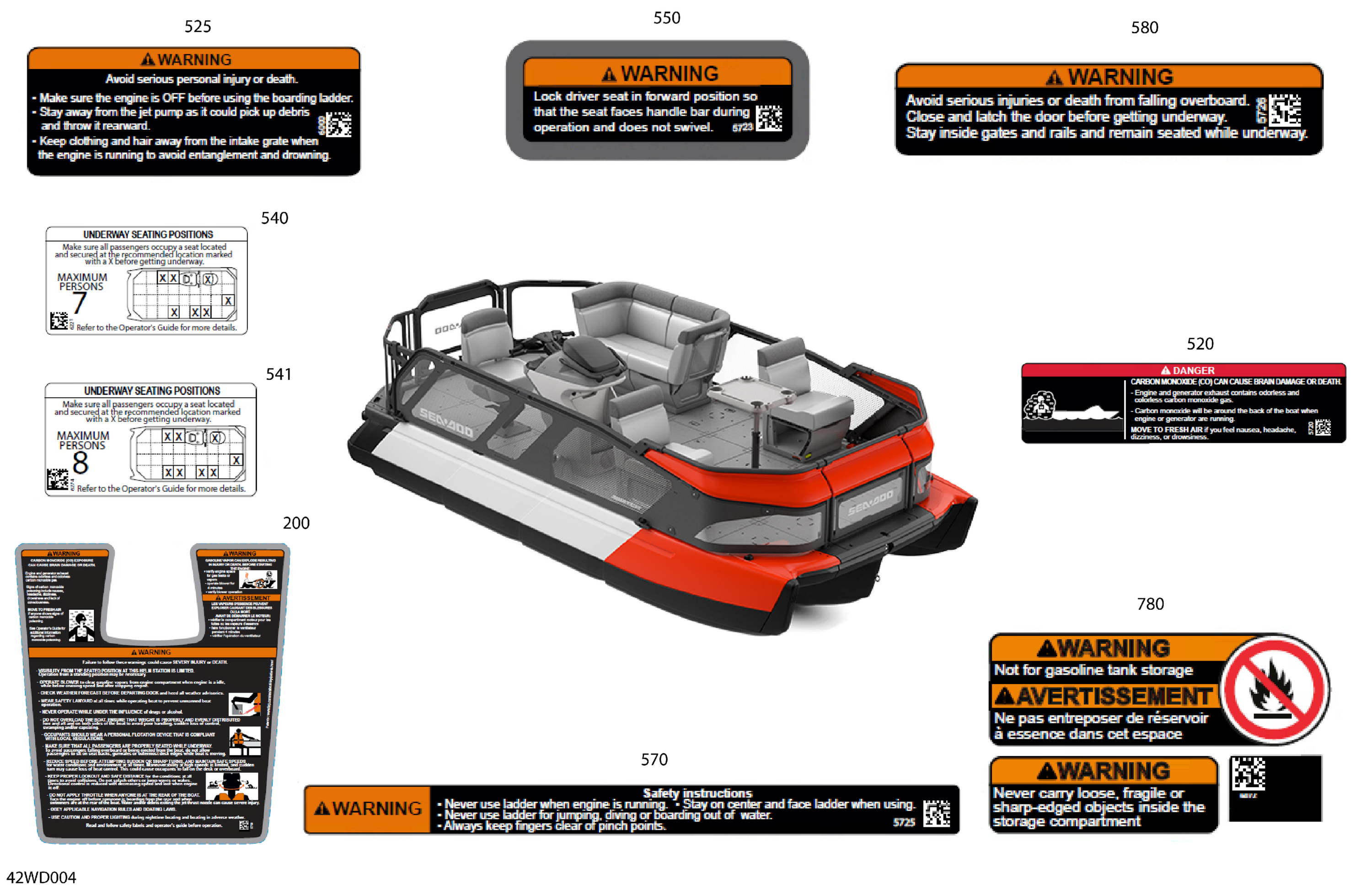 DECALS - Warning Decals - 16ft - Base Package
