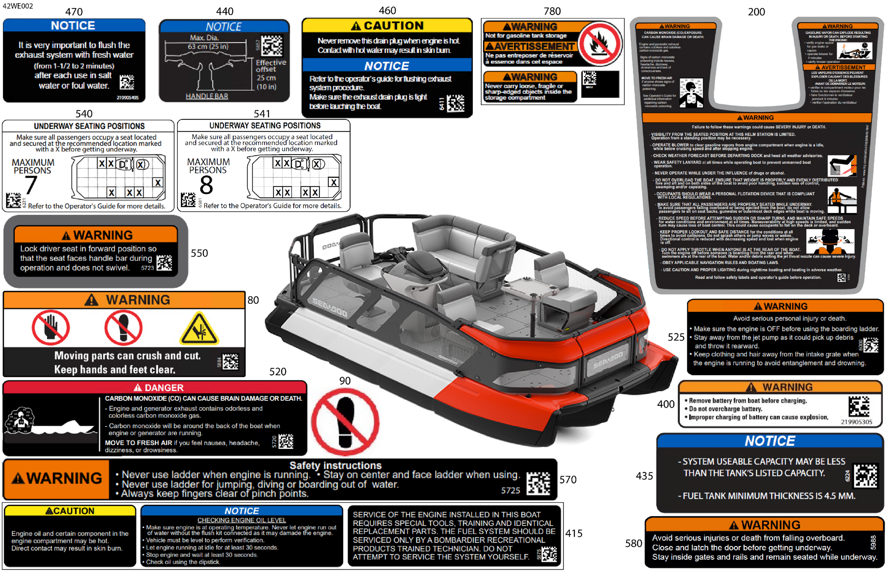 Схема узла: BODY - Warning Decals