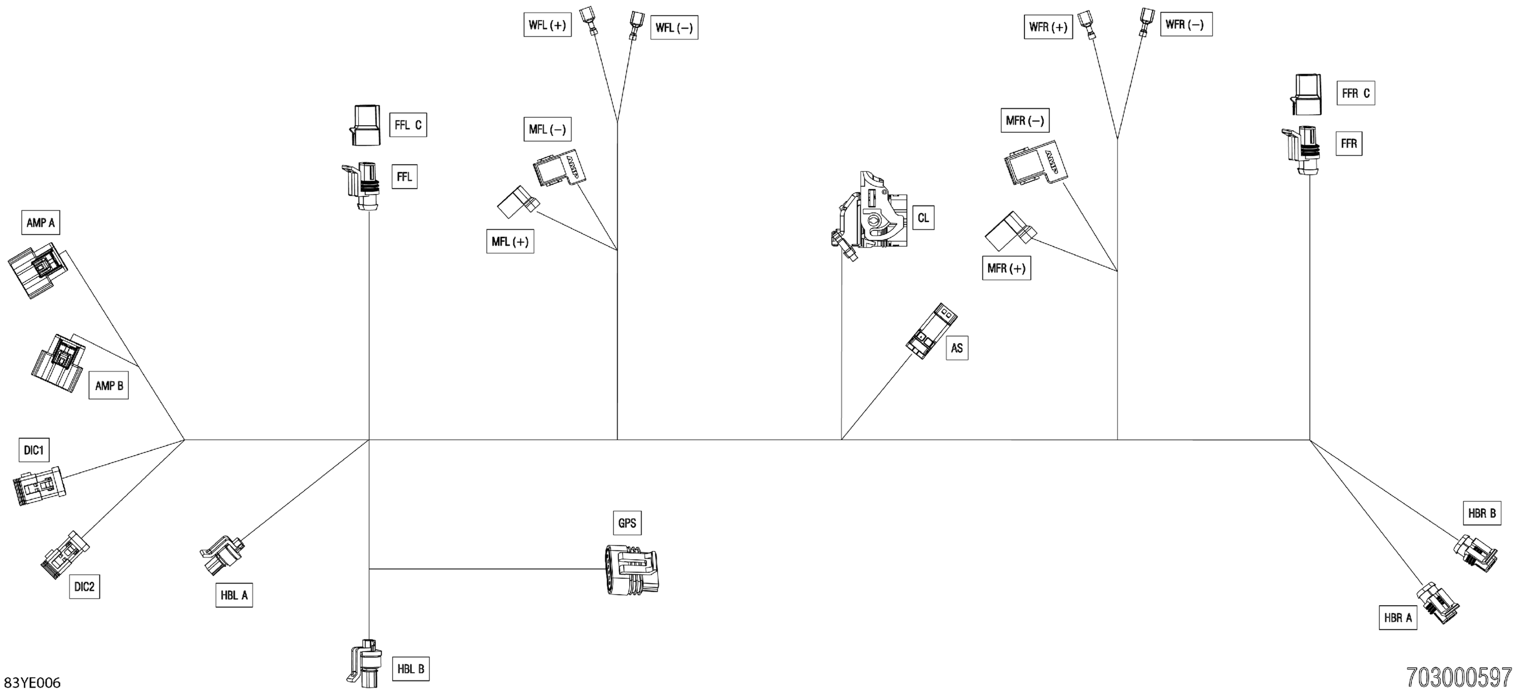 Electric - Console Wiring Harness