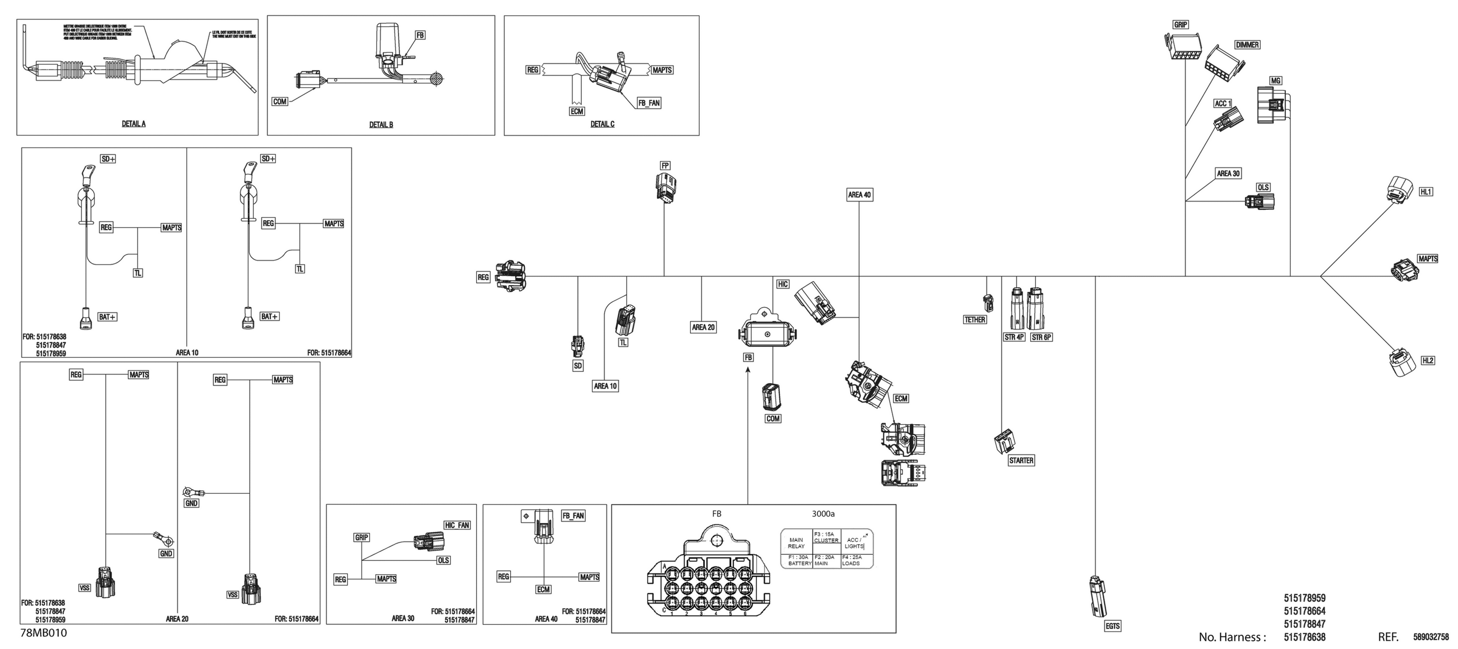 Electric - Main Harness - 515178664