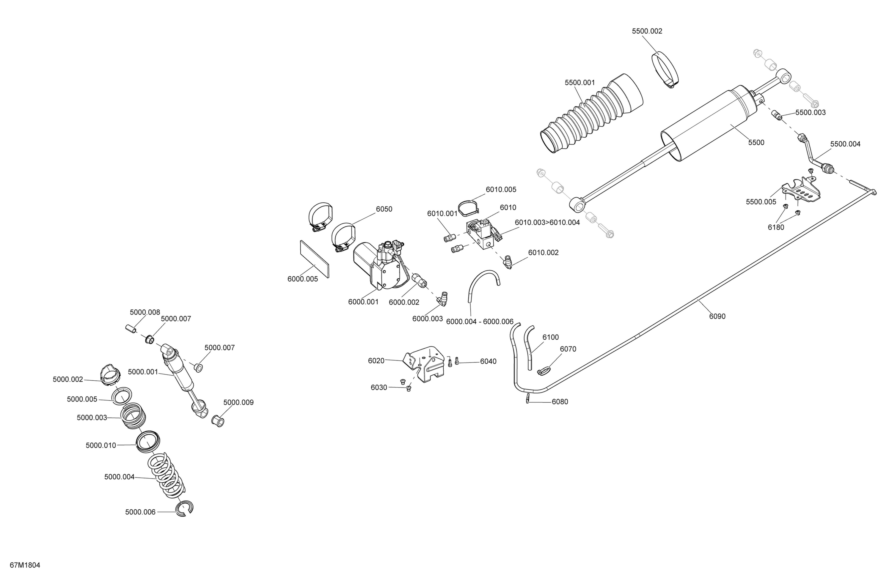 Rear Shocks Grand Touring - Package SE