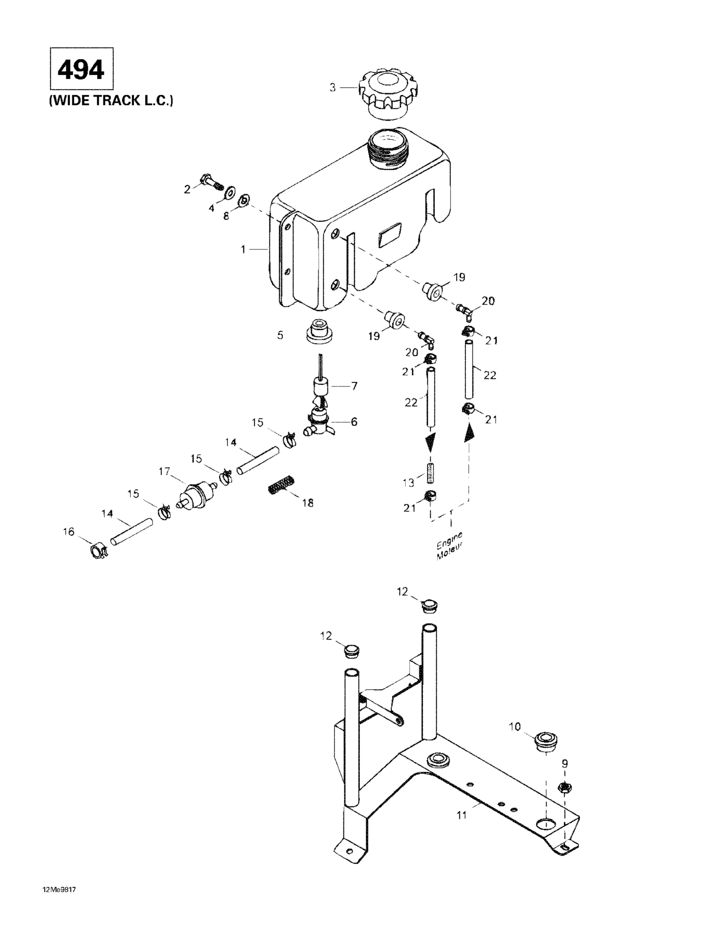 Oil Tank And Support (494)