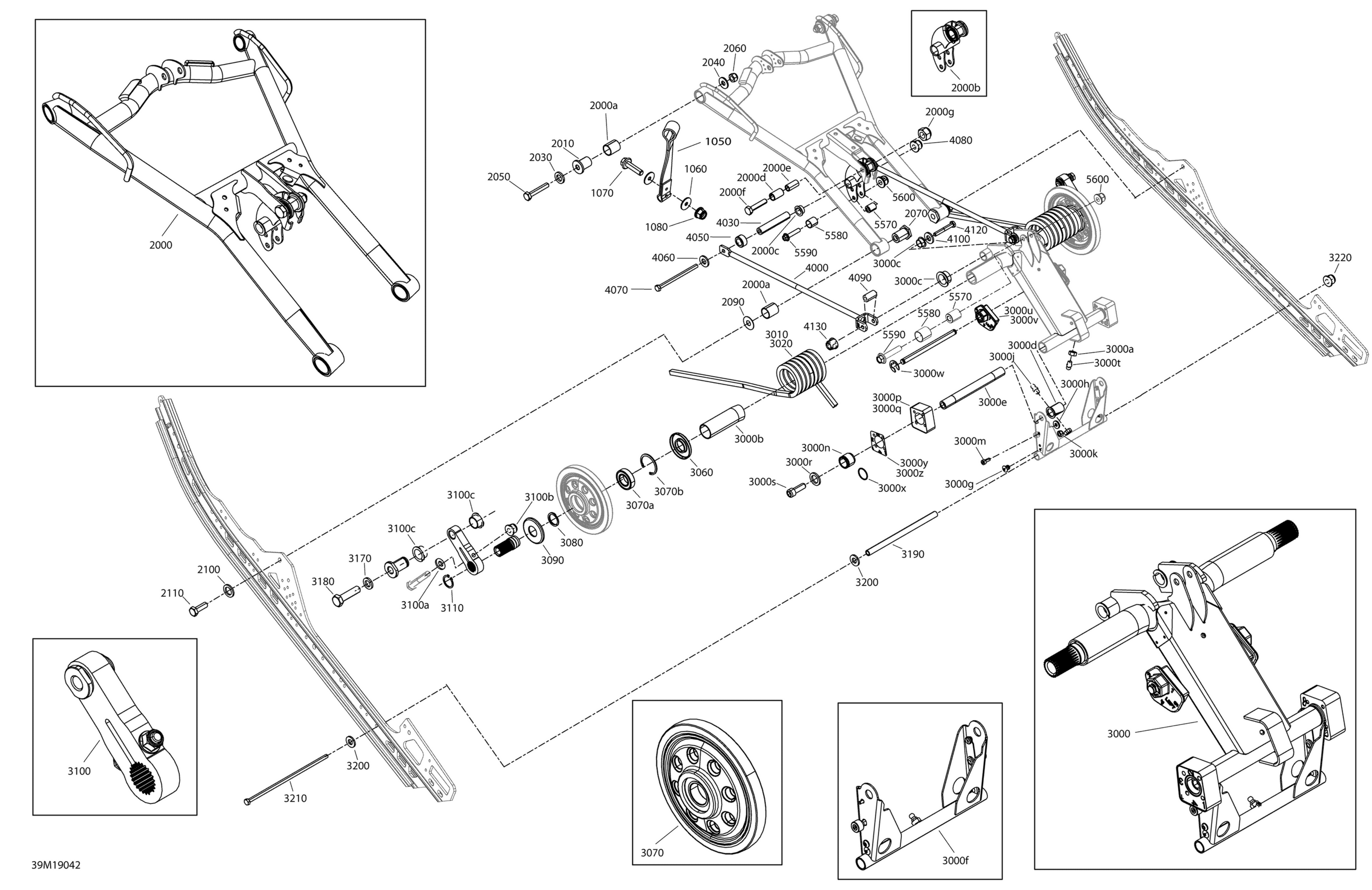 Схема узла: Rear Suspension - Enduro - Upper Section