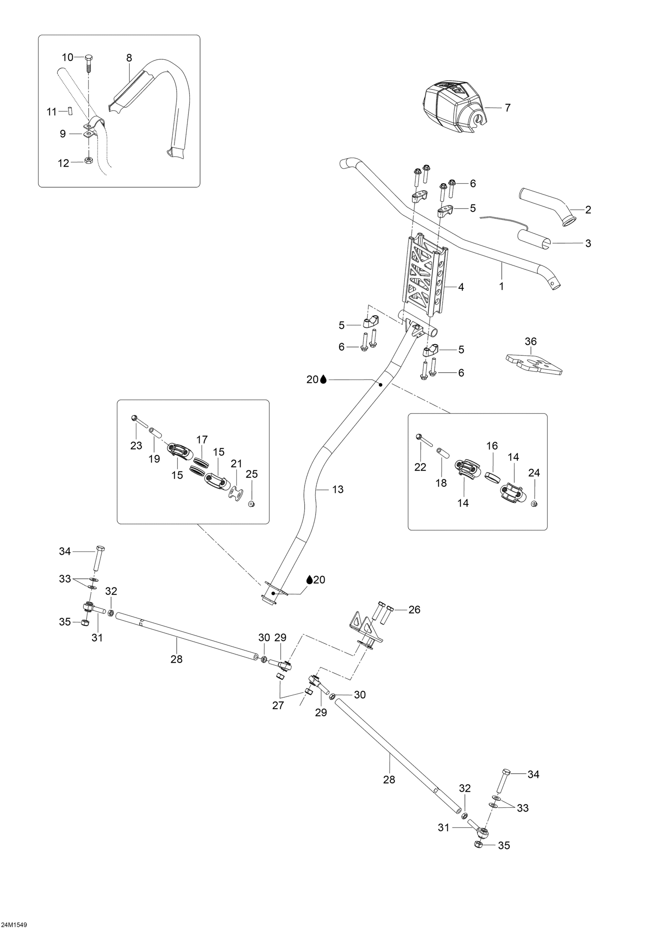 Схема узла: Steering System _24M1549