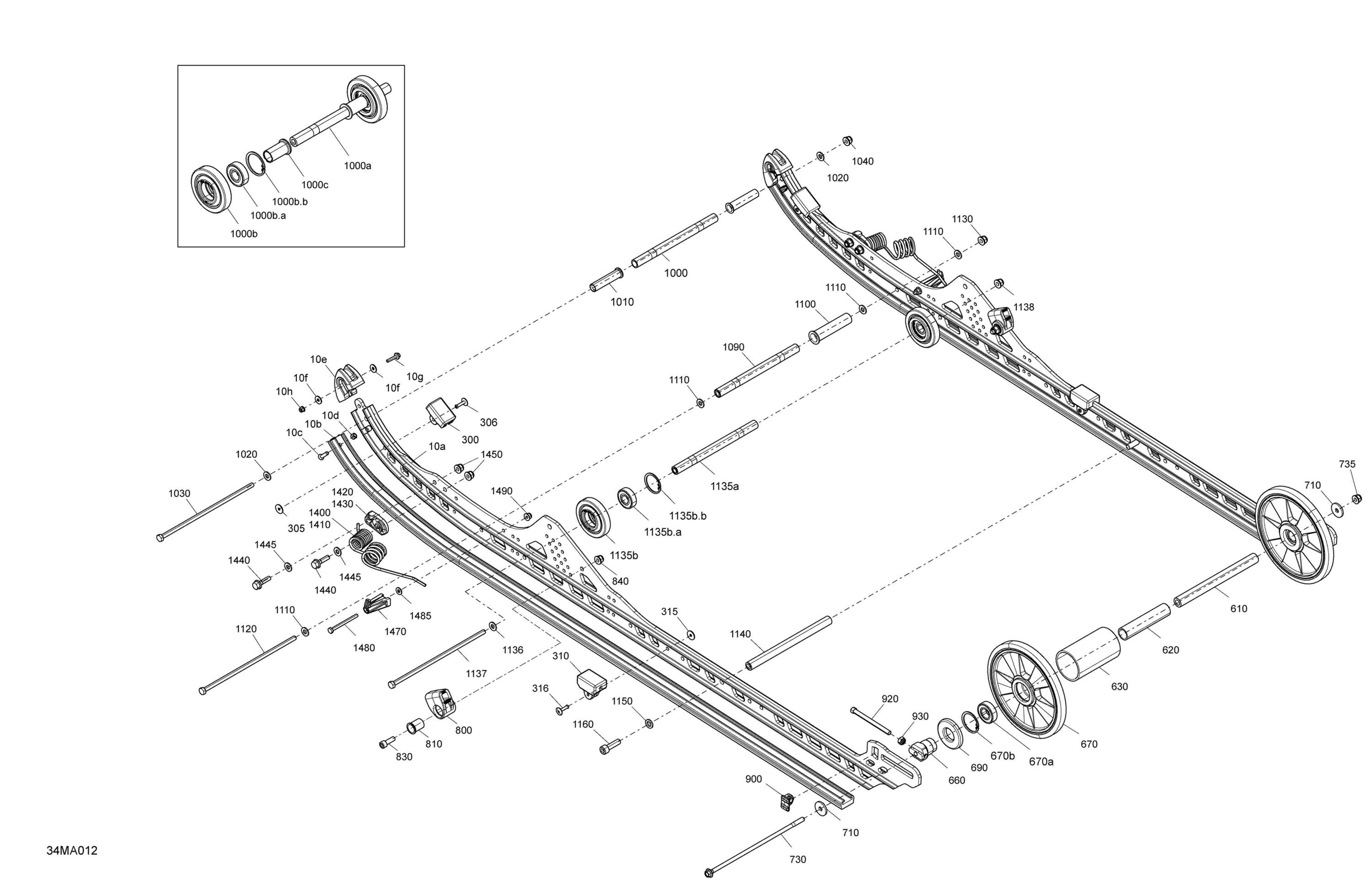 Схема узла: Suspension - Rear - Lower Section
