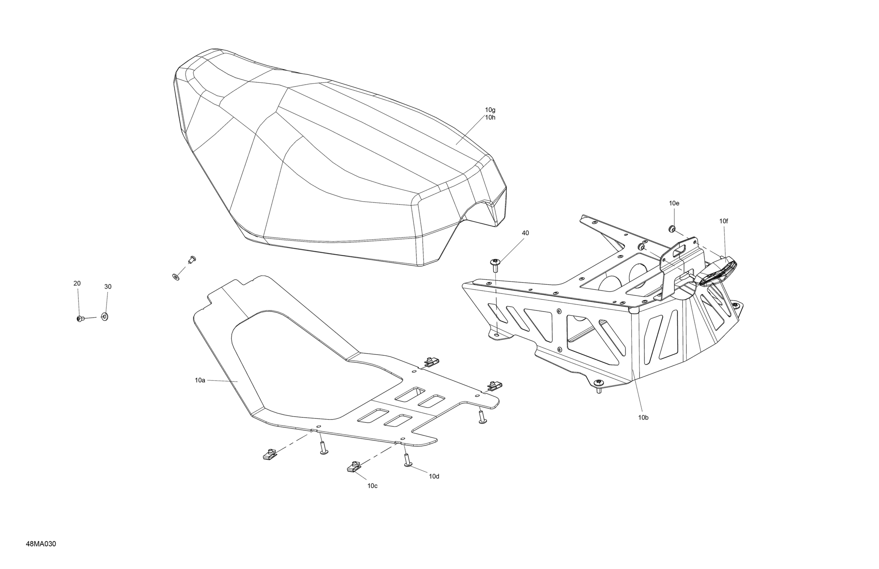 Body - Seat - Racing Sled