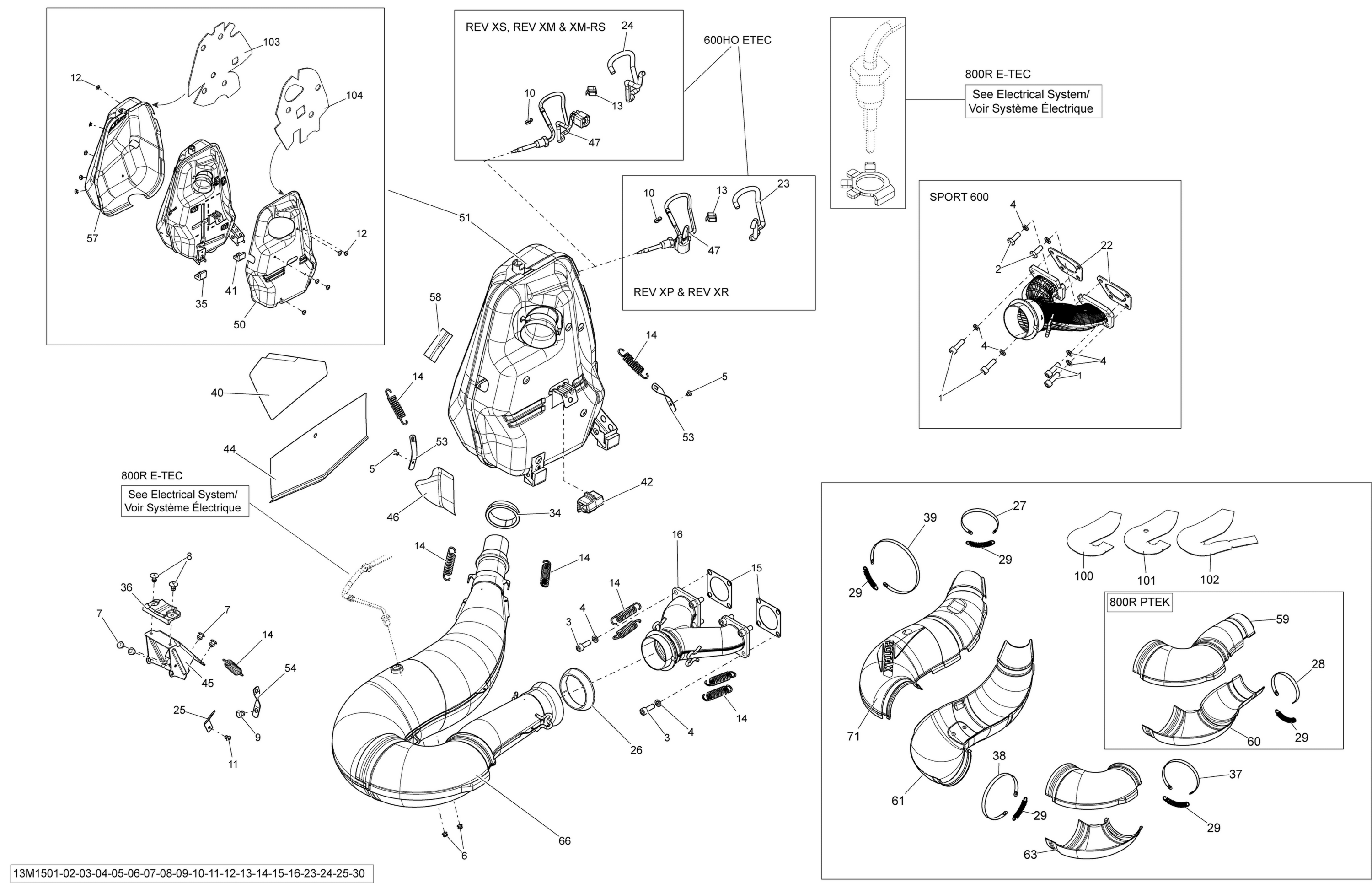 Exhaust System 800RETEC_13M1501