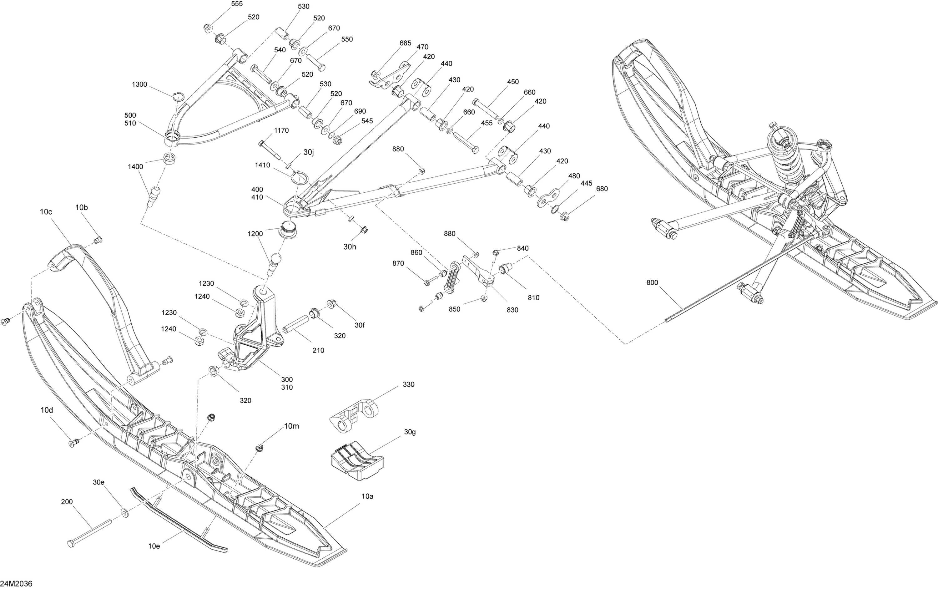 Suspension, Front - System - SPORT - LTD