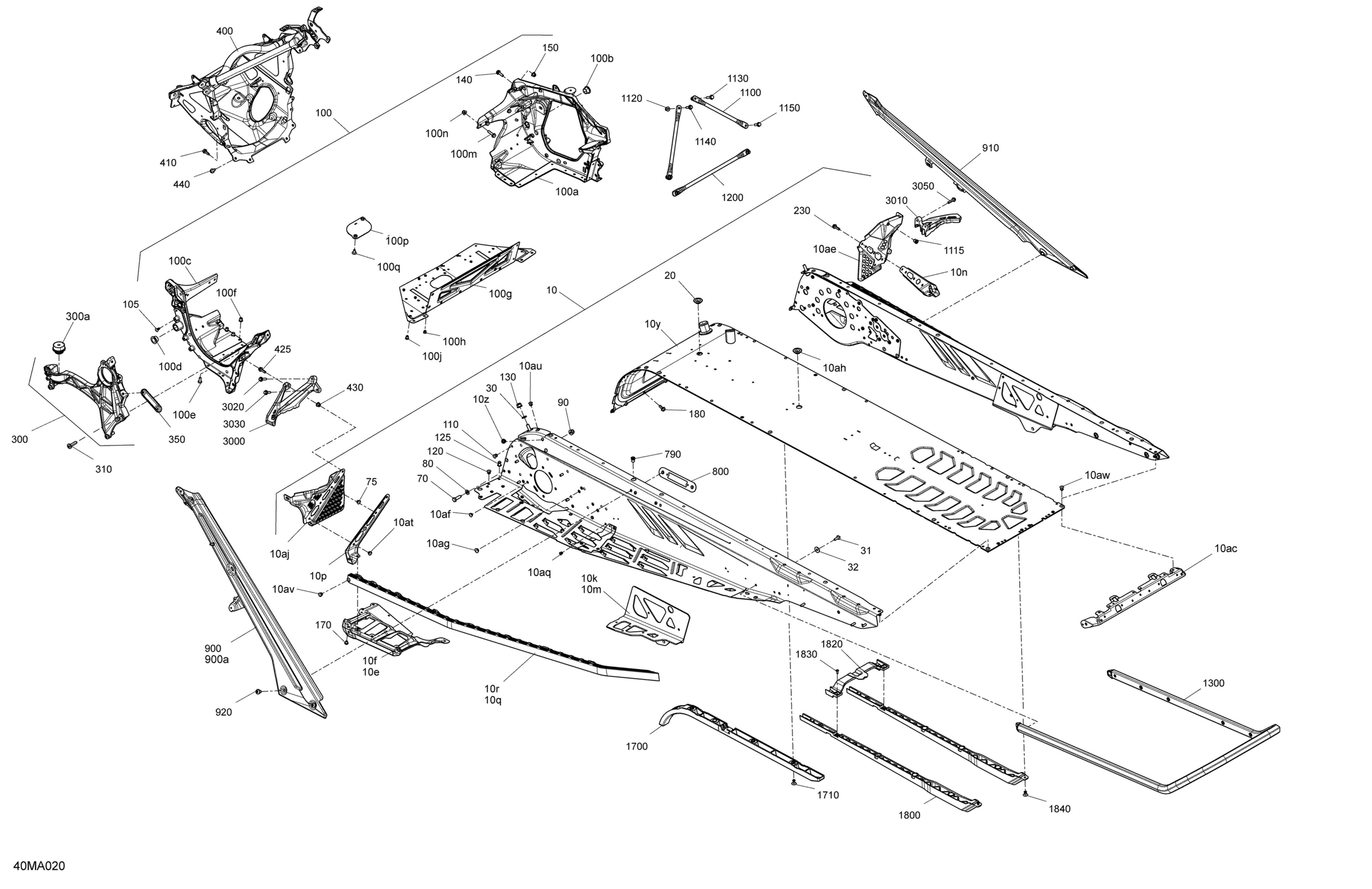 Схема узла: Frame - System - Enduro
