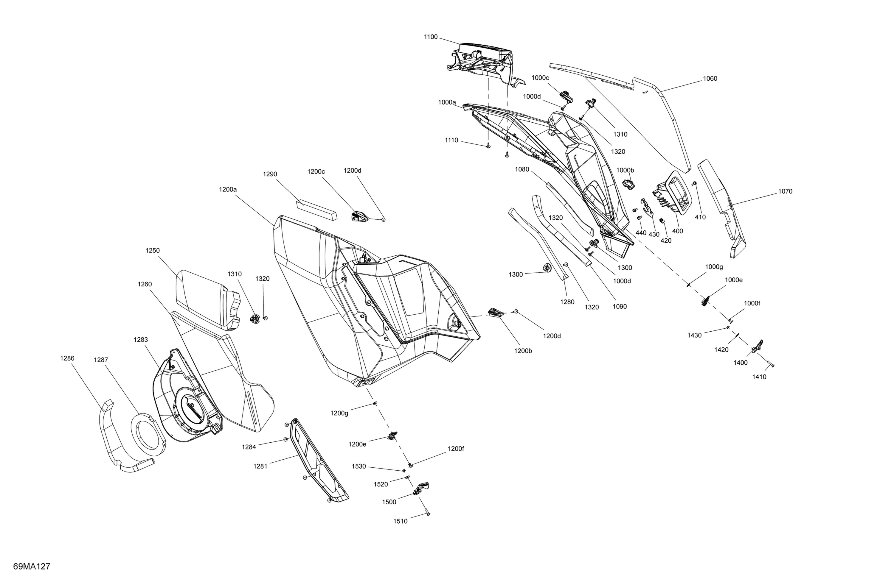 Схема узла: Body - Side Panels