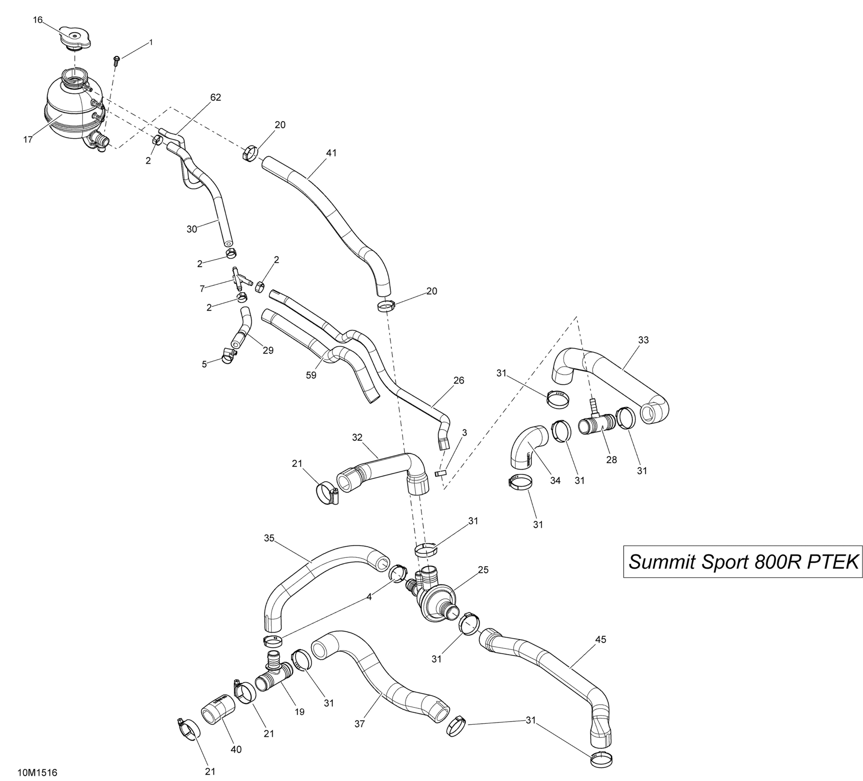 Схема узла: Cooling System _10M1516
