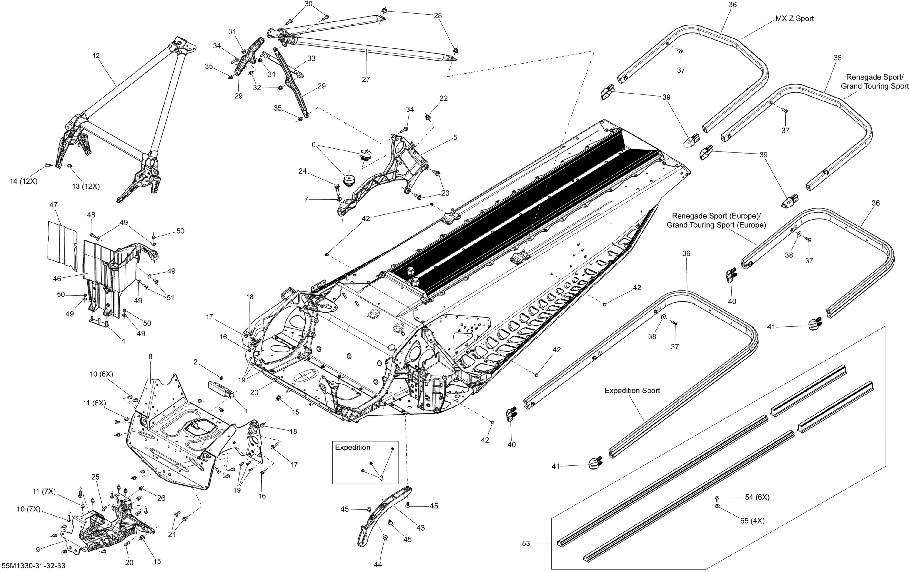 Схема узла: Frame And Components